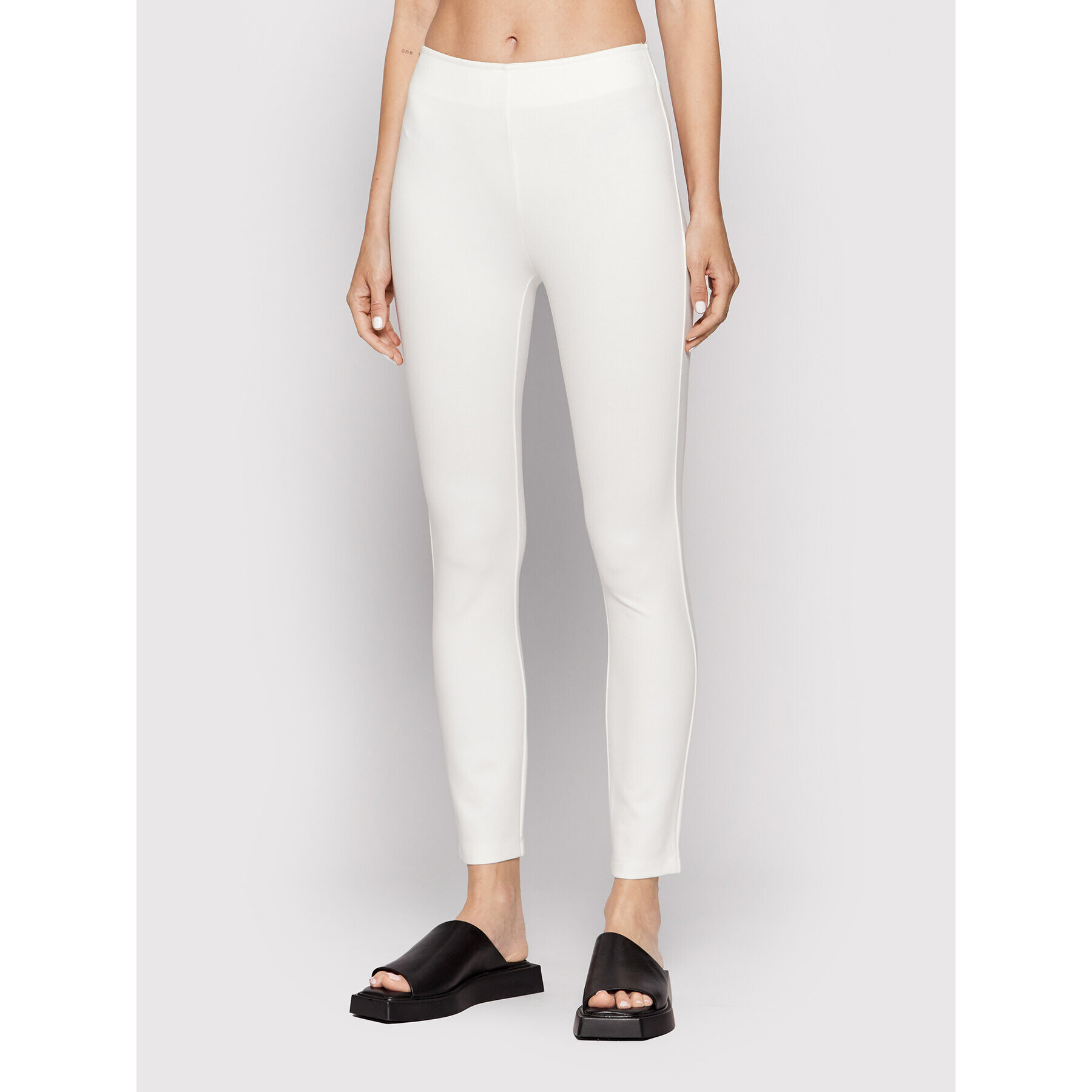 DKNY Leggings P0RK8CMD Fehér Slim Fit - Pepit.hu