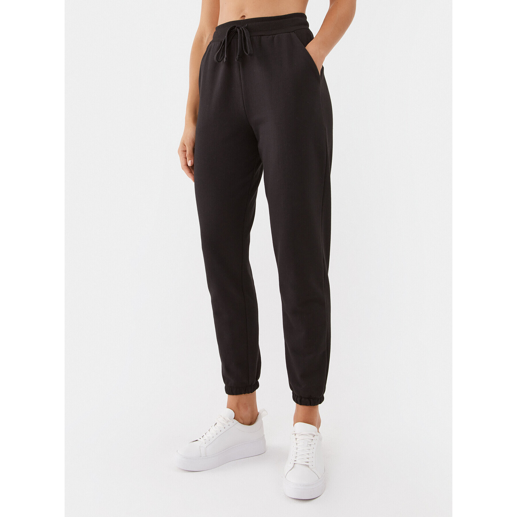 DKNY Melegítő alsó YI2822670 Fekete Regular Fit - Pepit.hu