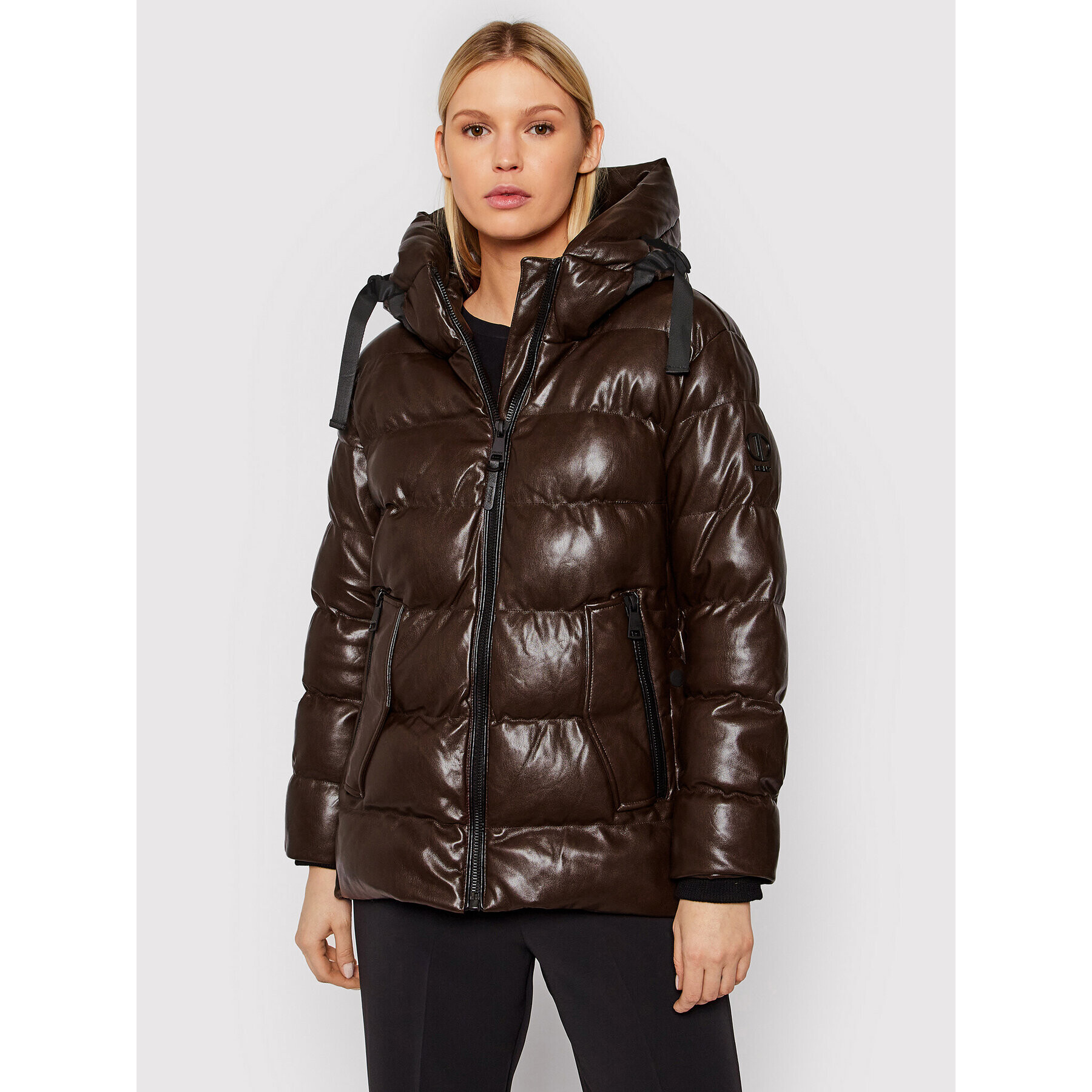 DKNY Pehelykabát DL1MUF63 Barna Regular Fit - Pepit.hu