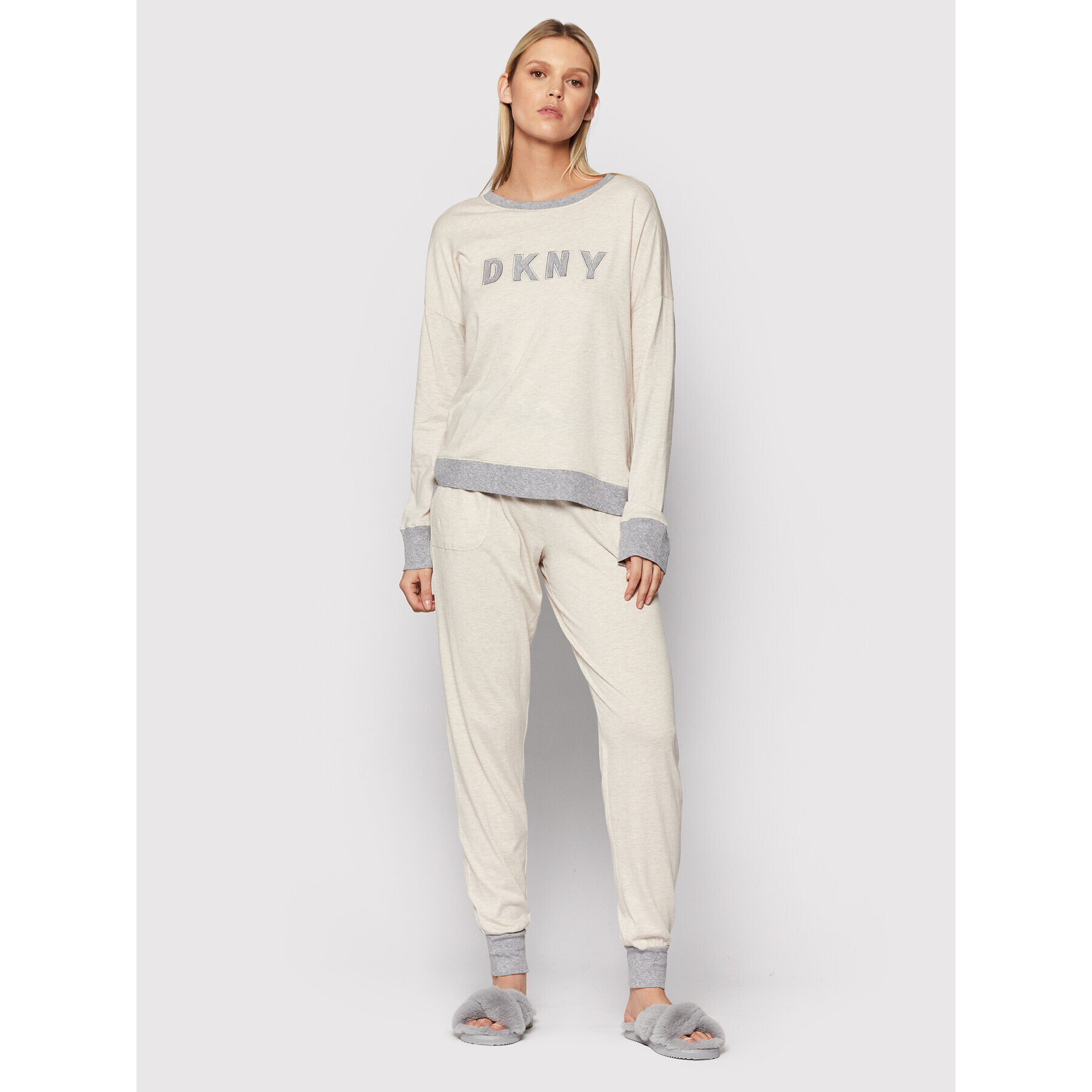 DKNY Pizsama YI2919259 Bézs - Pepit.hu