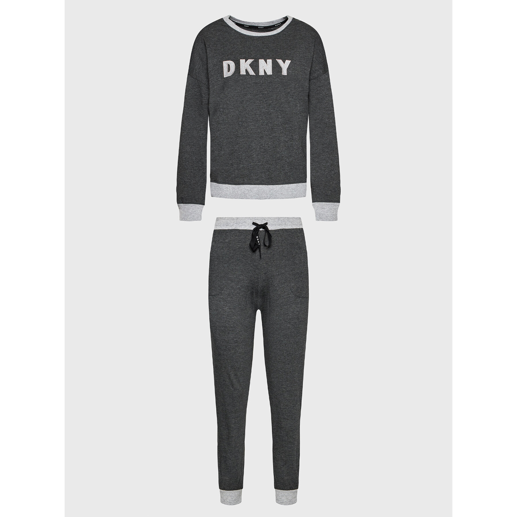 DKNY Pizsama YI2919259 Szürke Regular Fit - Pepit.hu