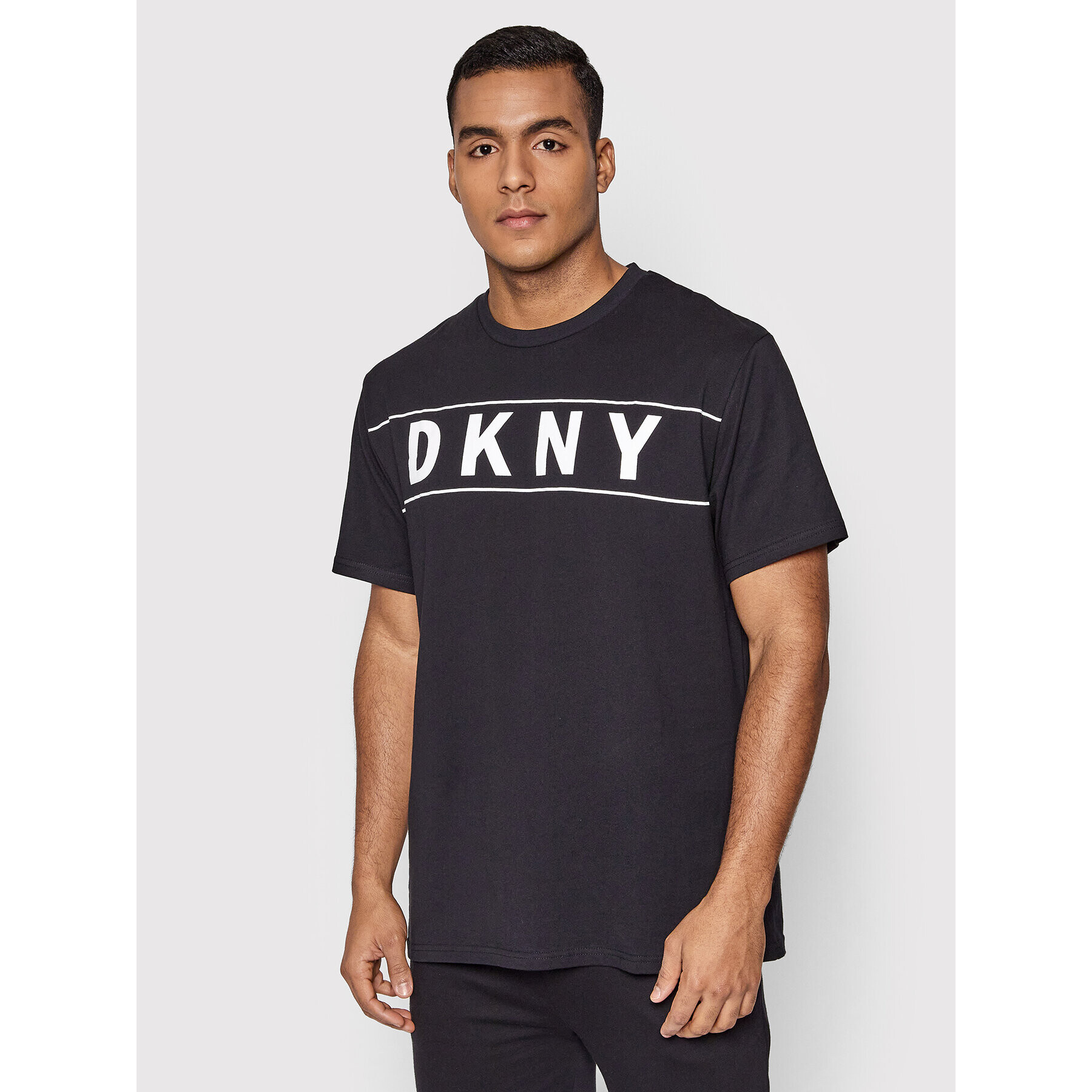 DKNY Póló N5_6712_DKY Fekete Regular Fit - Pepit.hu