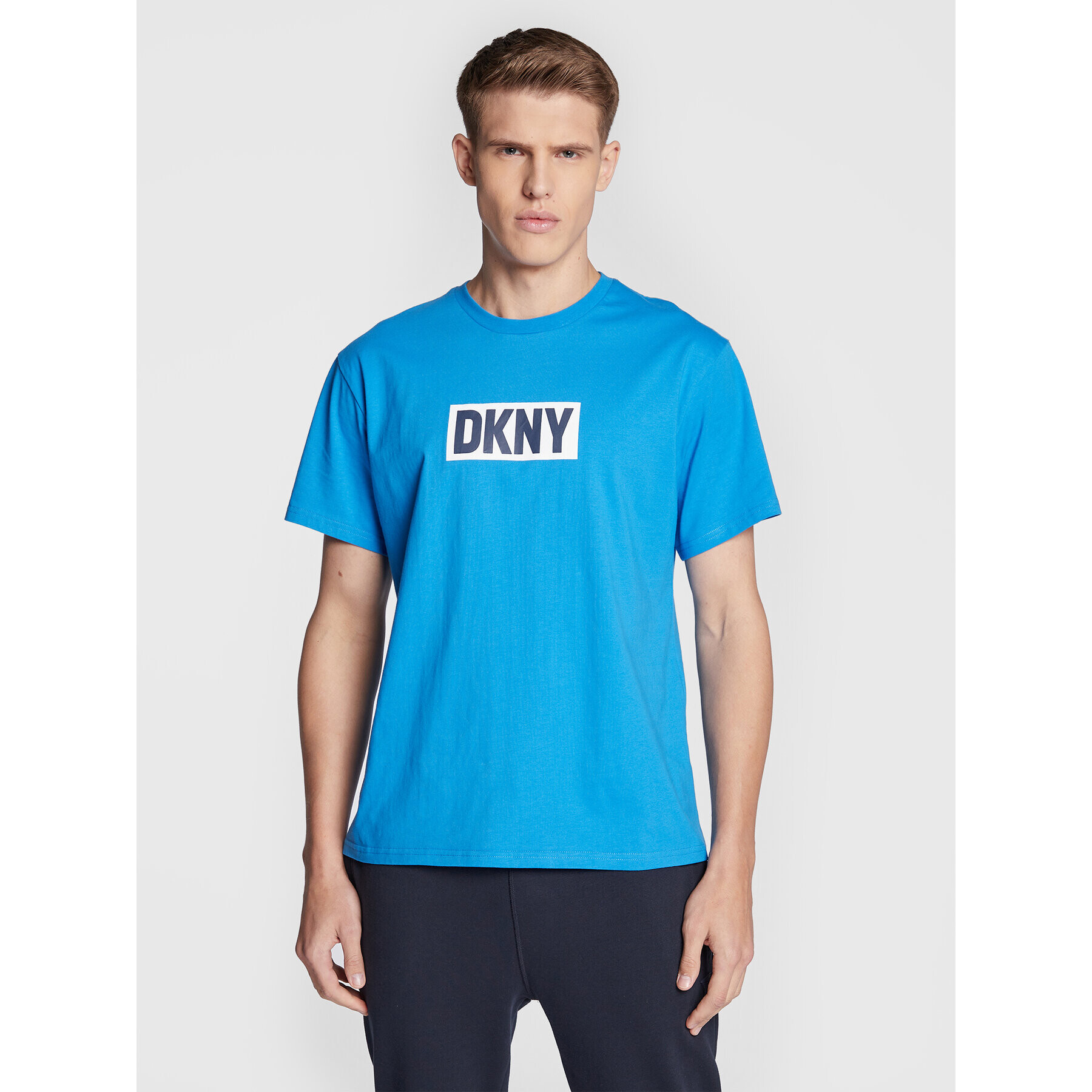 DKNY Póló N5_6876_DKY Kék Regular Fit - Pepit.hu