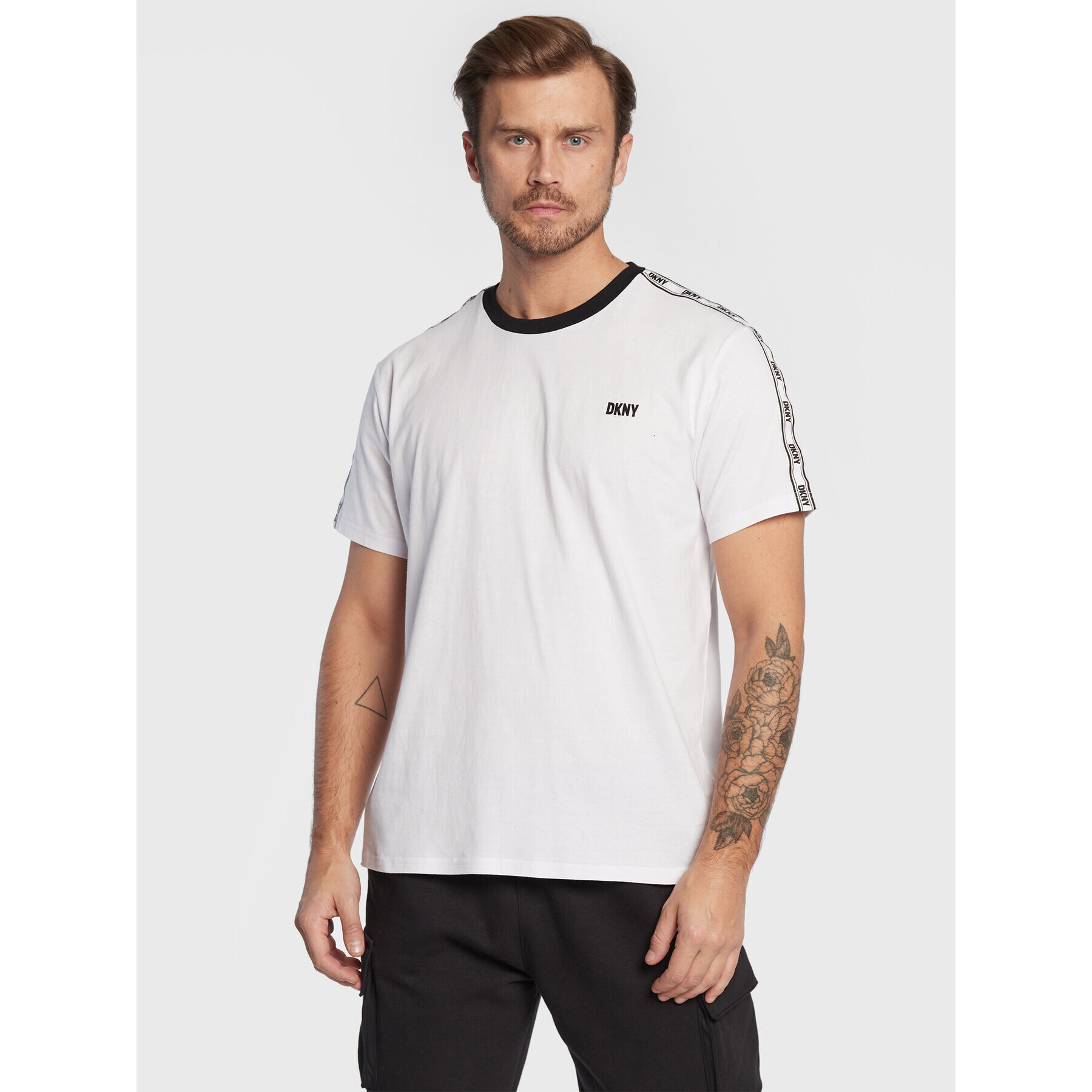 DKNY Póló N5_6884_DKY Fehér Regular Fit - Pepit.hu