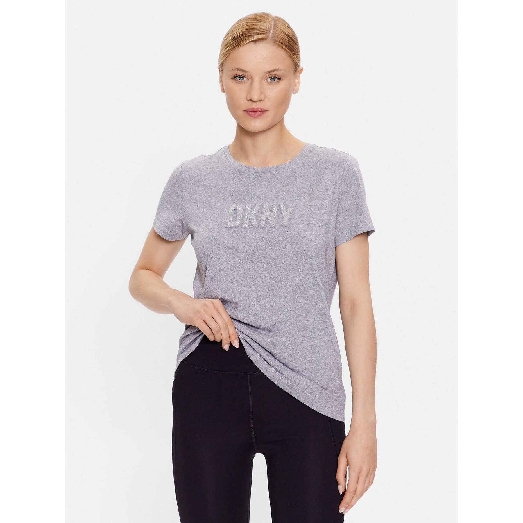 DKNY Póló P03ZBDNA Szürke Regular Fit - Pepit.hu