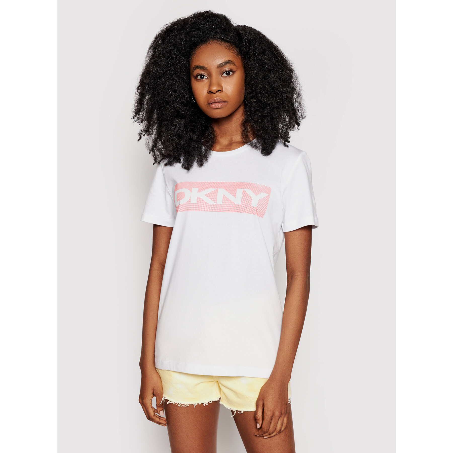 DKNY Póló P0DARCNA Fehér Regular Fit - Pepit.hu