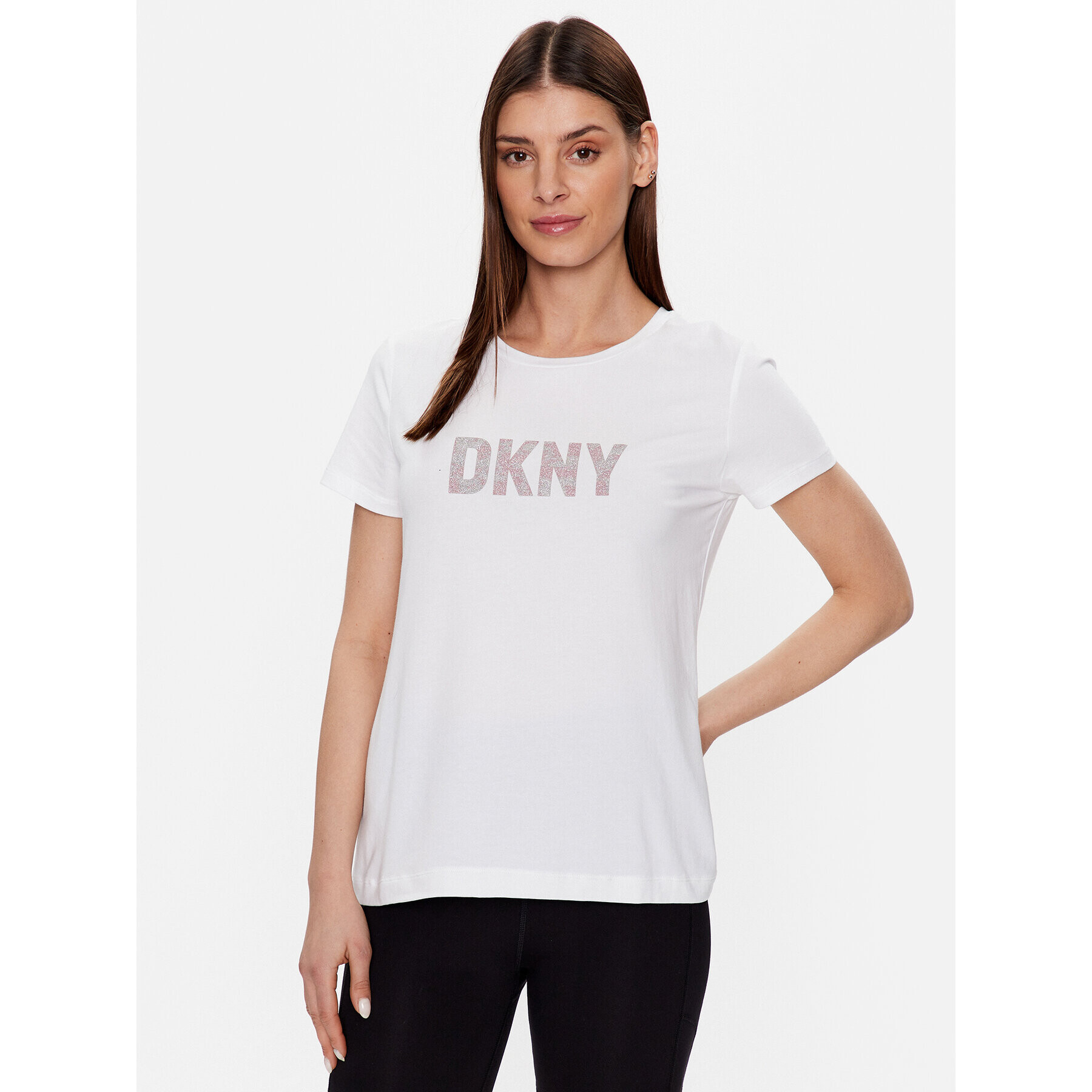 DKNY Póló P9BH9AHQ Fehér Regular Fit - Pepit.hu