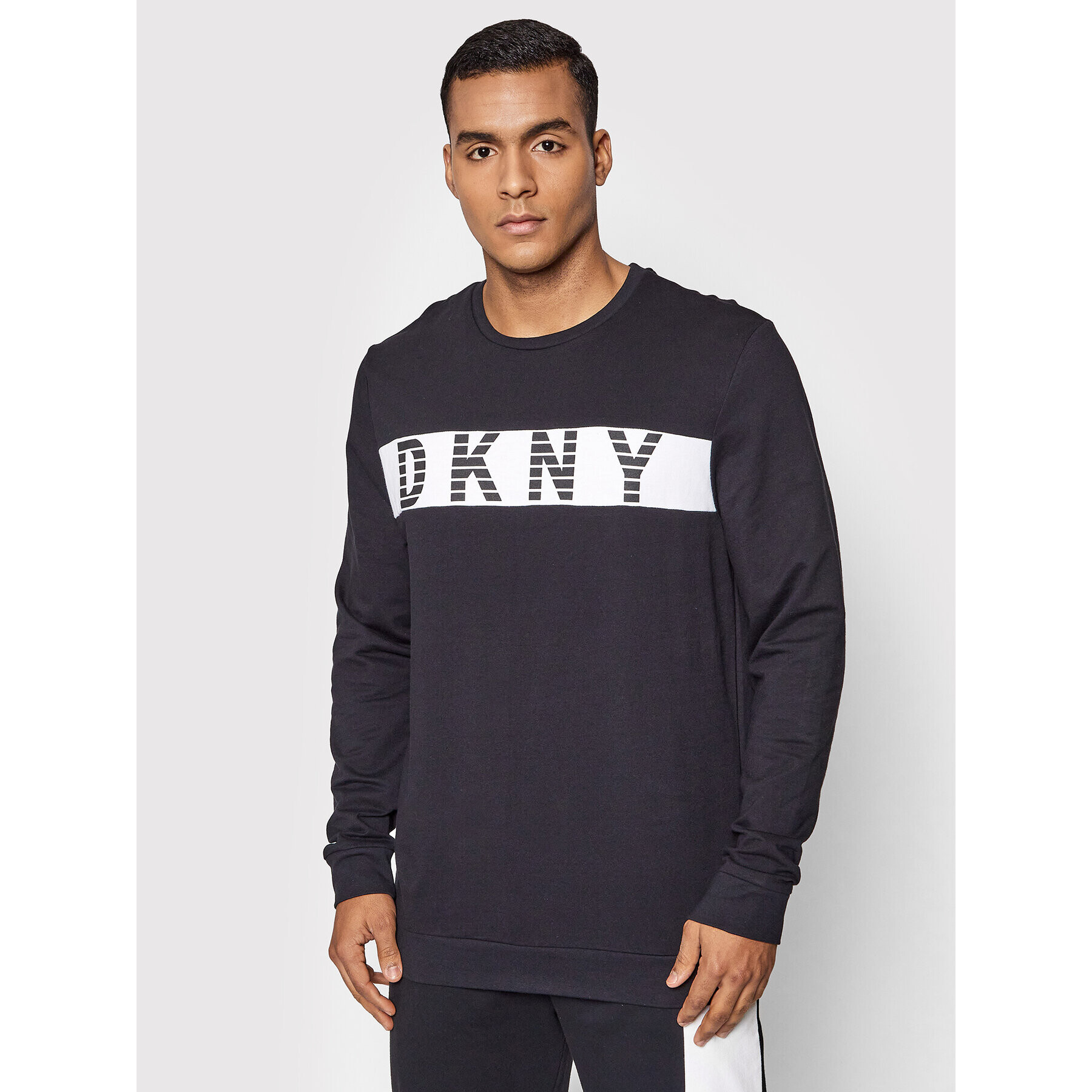 DKNY Pulóver N5_6729_DKY Fekete Regular Fit - Pepit.hu