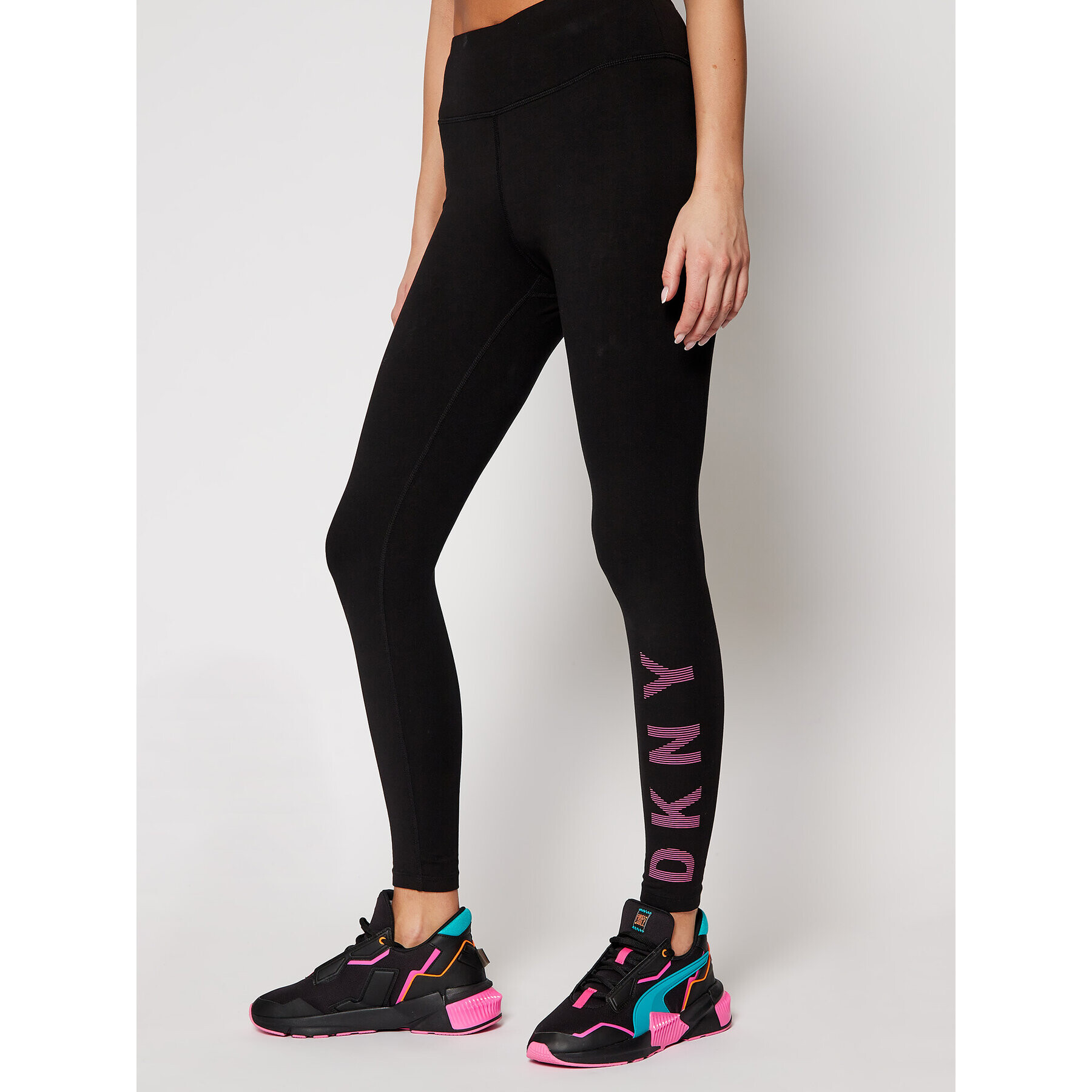 DKNY Sport Leggings DKNY DP0P1965 Fekete Slim Fit - Pepit.hu