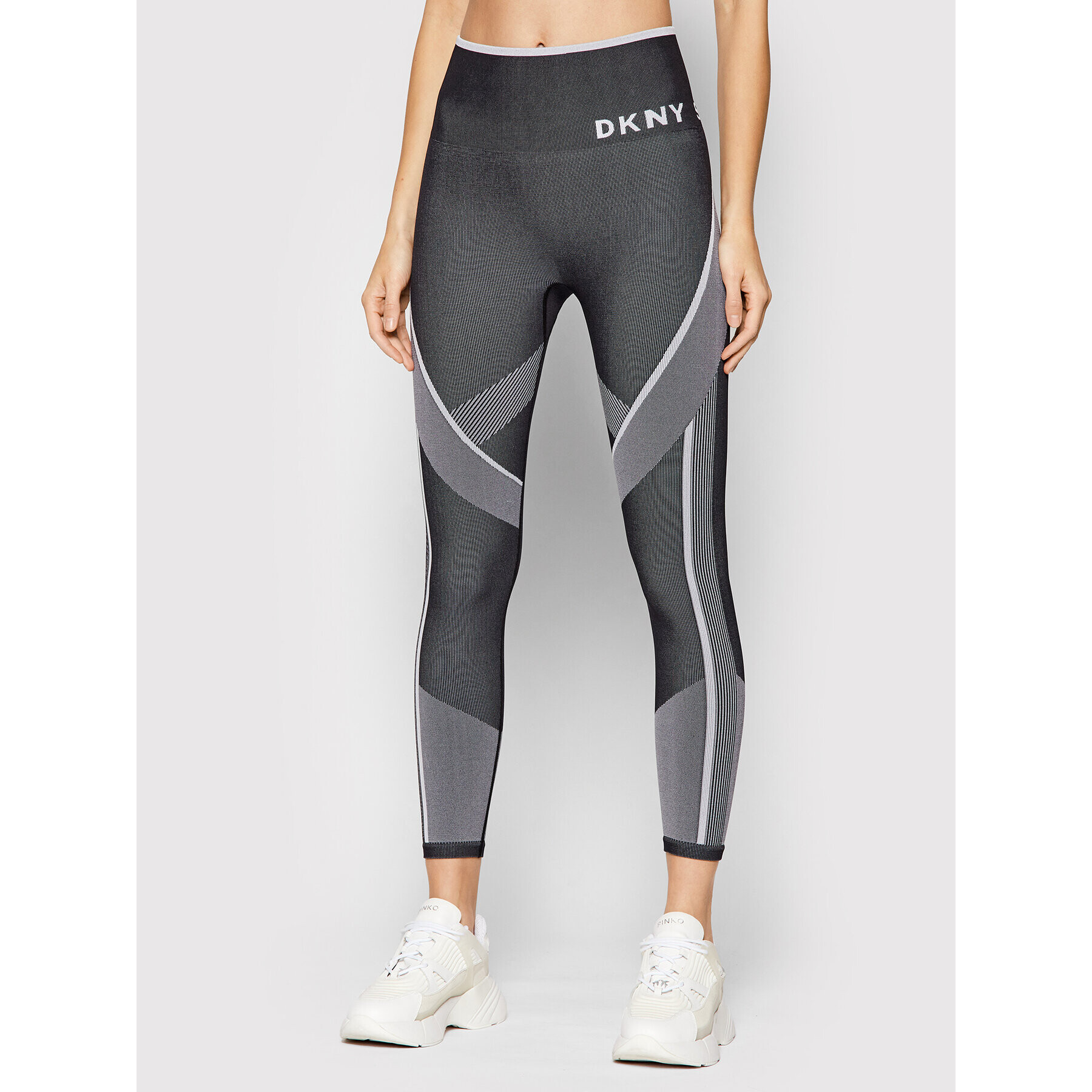 DKNY Sport Leggings DP1P2037 Fekete Slim Fit - Pepit.hu