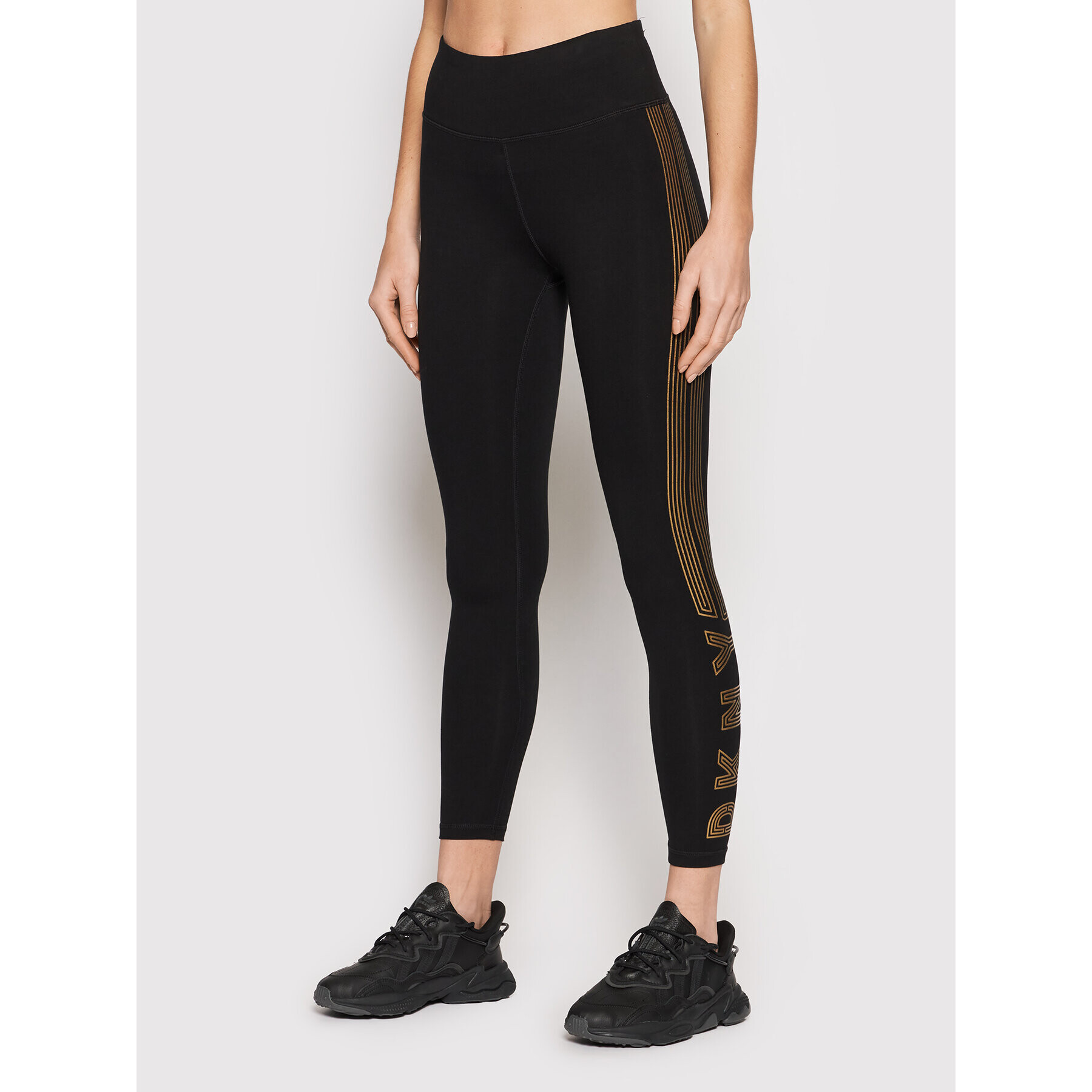 DKNY Sport Leggings DP1P2318 Fekete Slim Fit - Pepit.hu