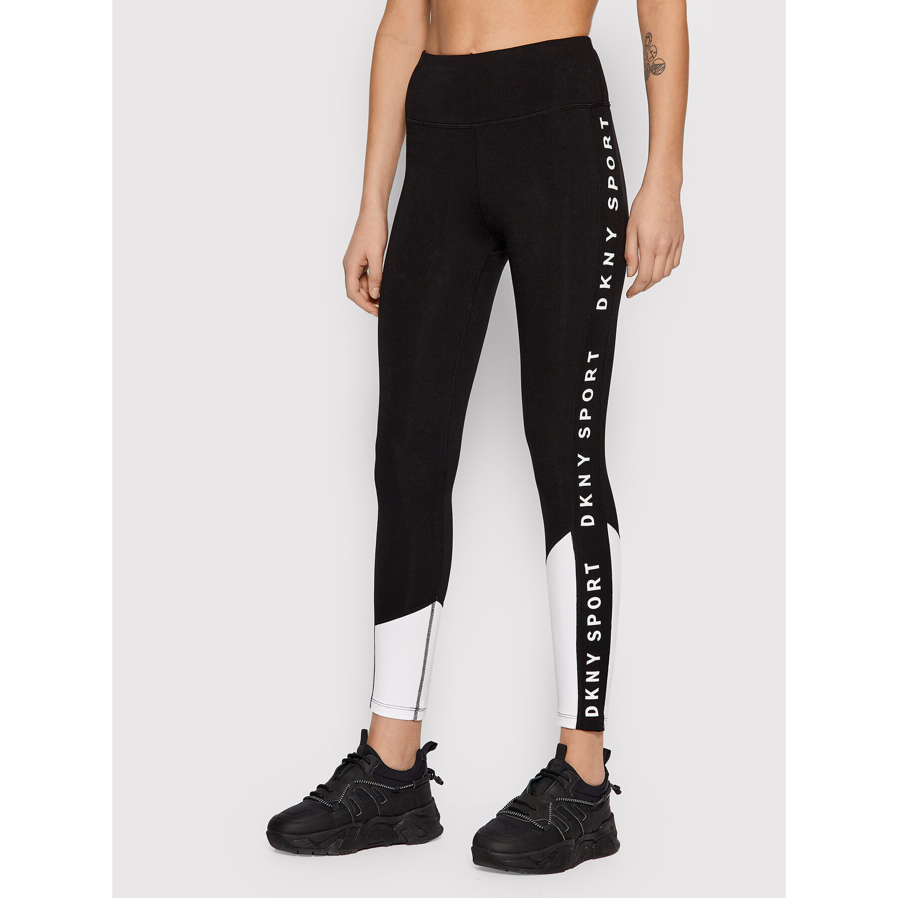 DKNY Sport Leggings DP1P2520 Fekete Slim Fit - Pepit.hu