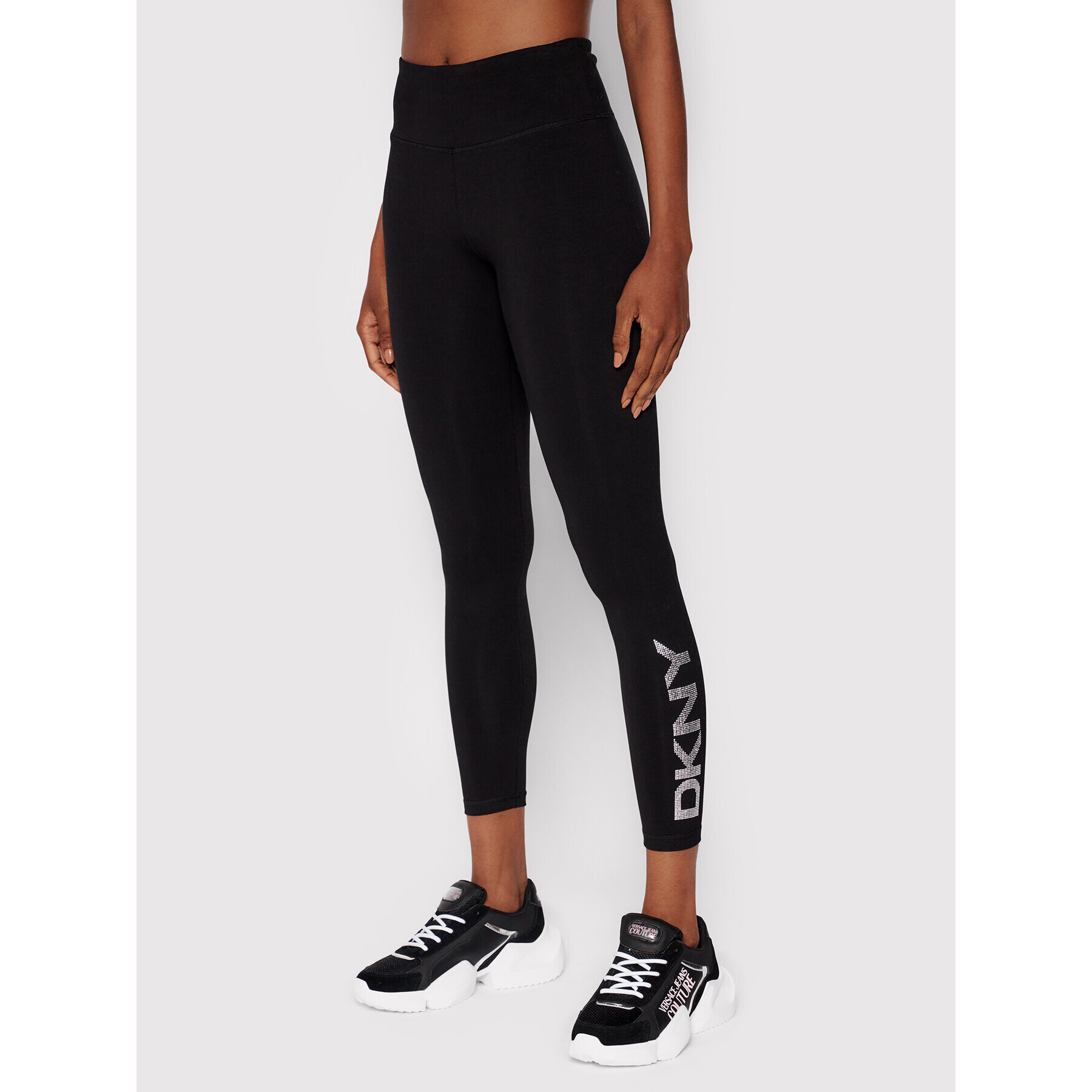 DKNY Sport Leggings DP1P2694 Fekete Slim Fit - Pepit.hu