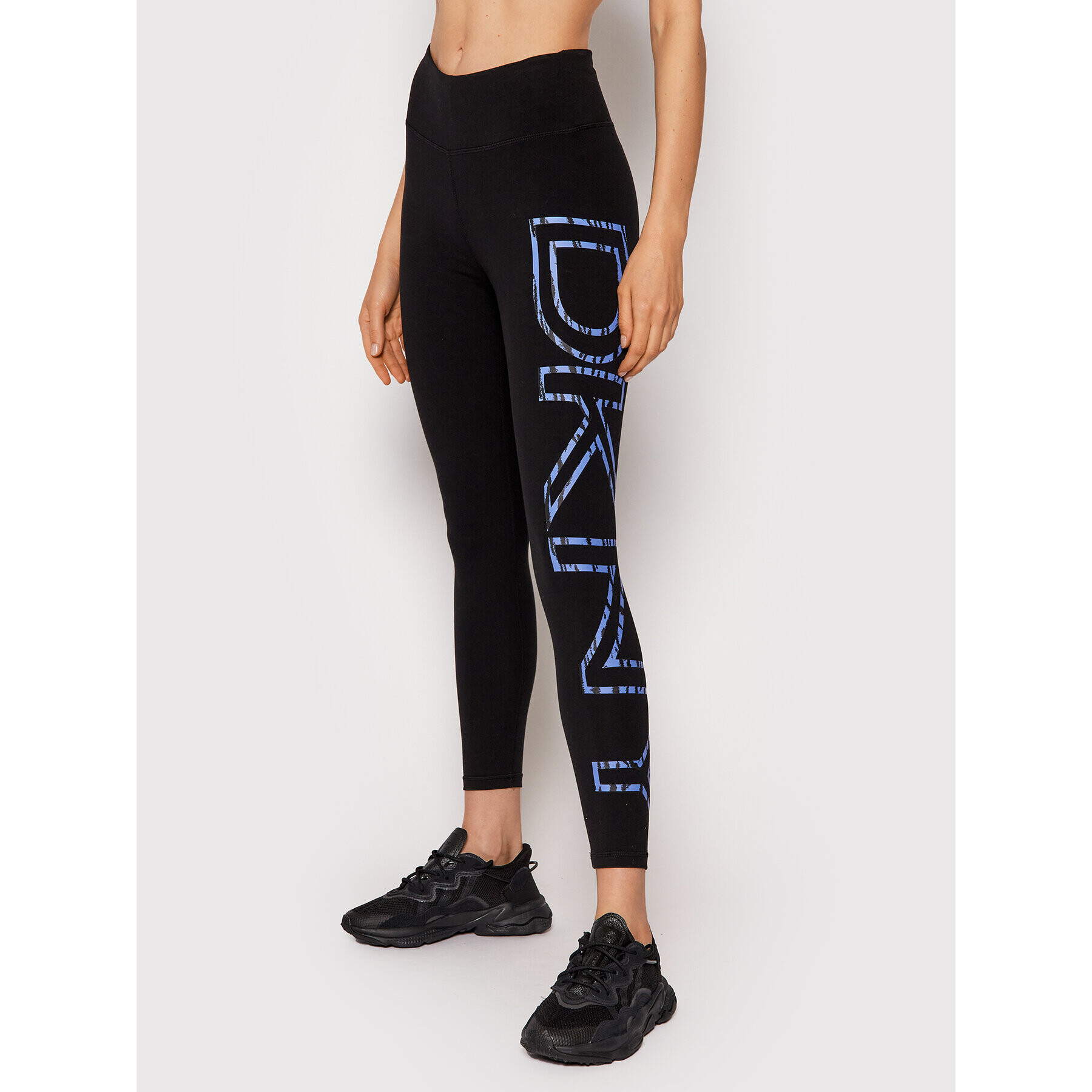 DKNY Sport Leggings DP1P2733 Fekete Slim Fit - Pepit.hu