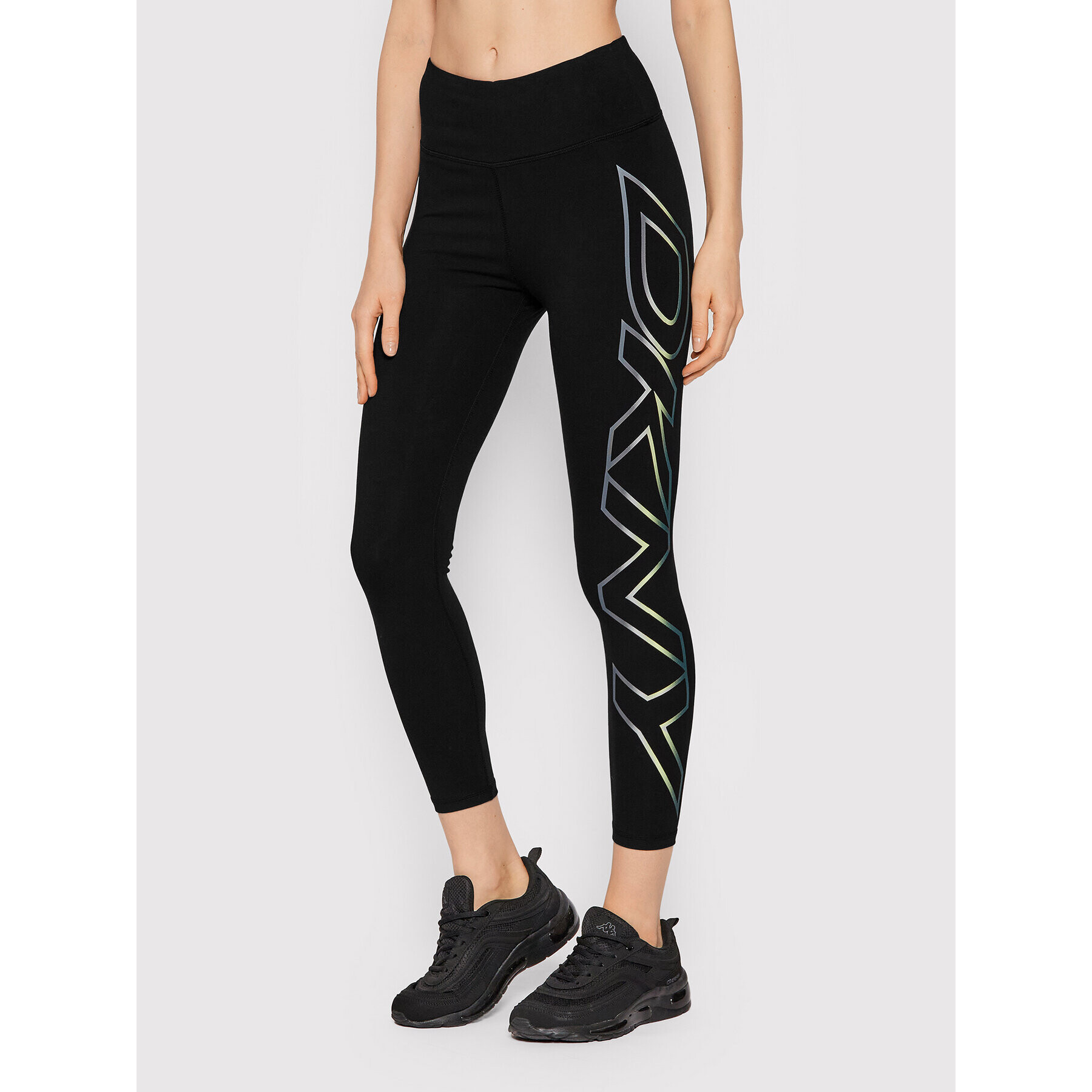 DKNY Sport Leggings DP1P2735 Fekete Slim Fit - Pepit.hu