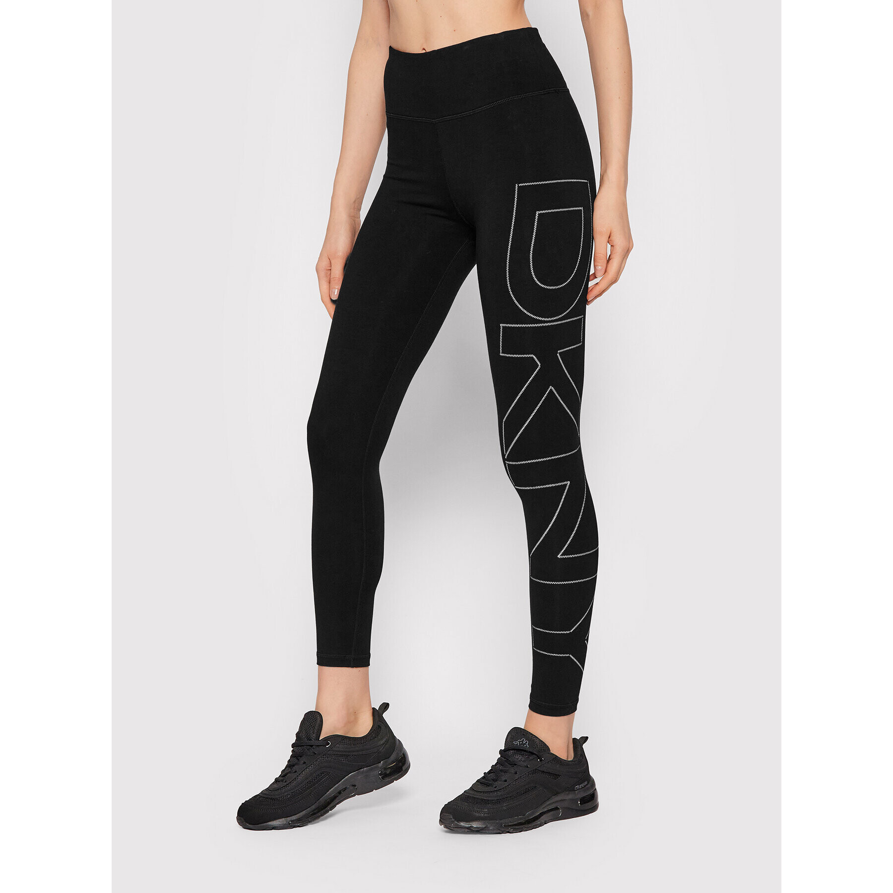 DKNY Sport Leggings DP1P2771 Fekete Slim Fit - Pepit.hu