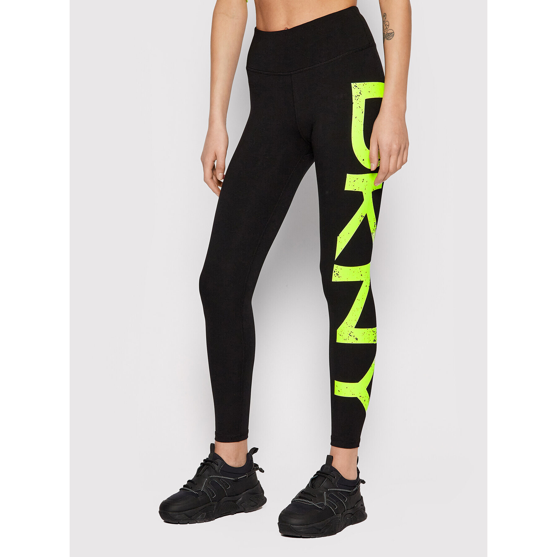 DKNY Sport Leggings DP1P2976 Fekete Slim Fit - Pepit.hu