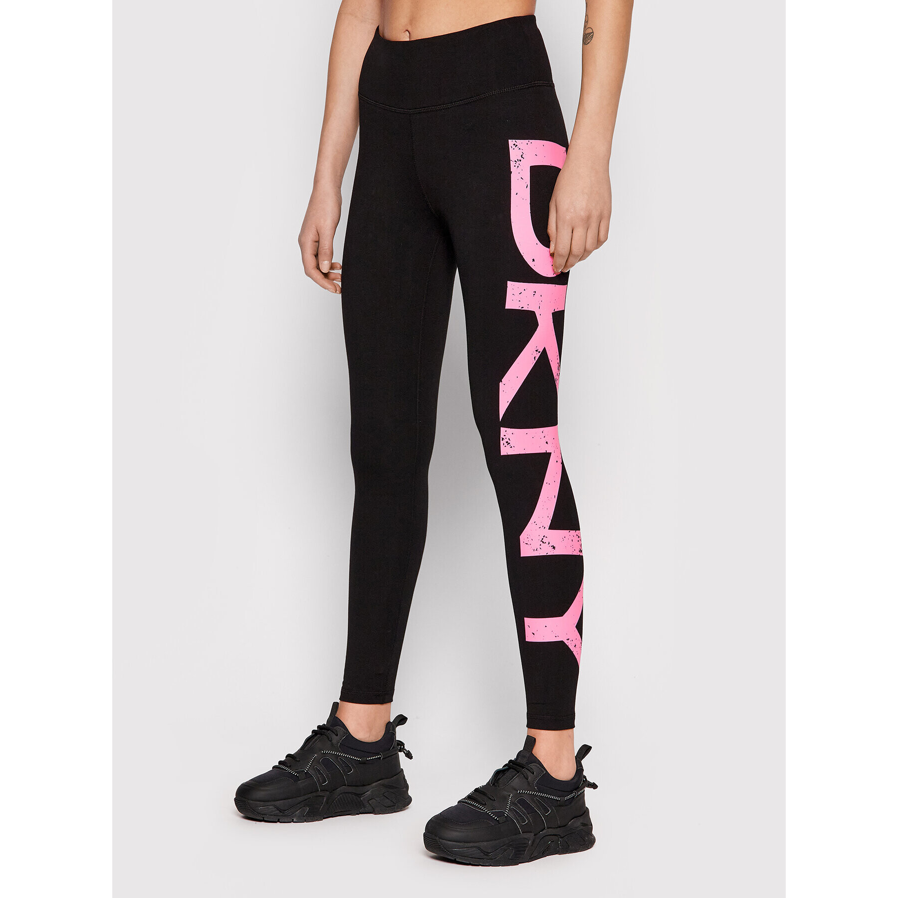 DKNY Sport Leggings DP1P2976 Fekete Slim Fit - Pepit.hu