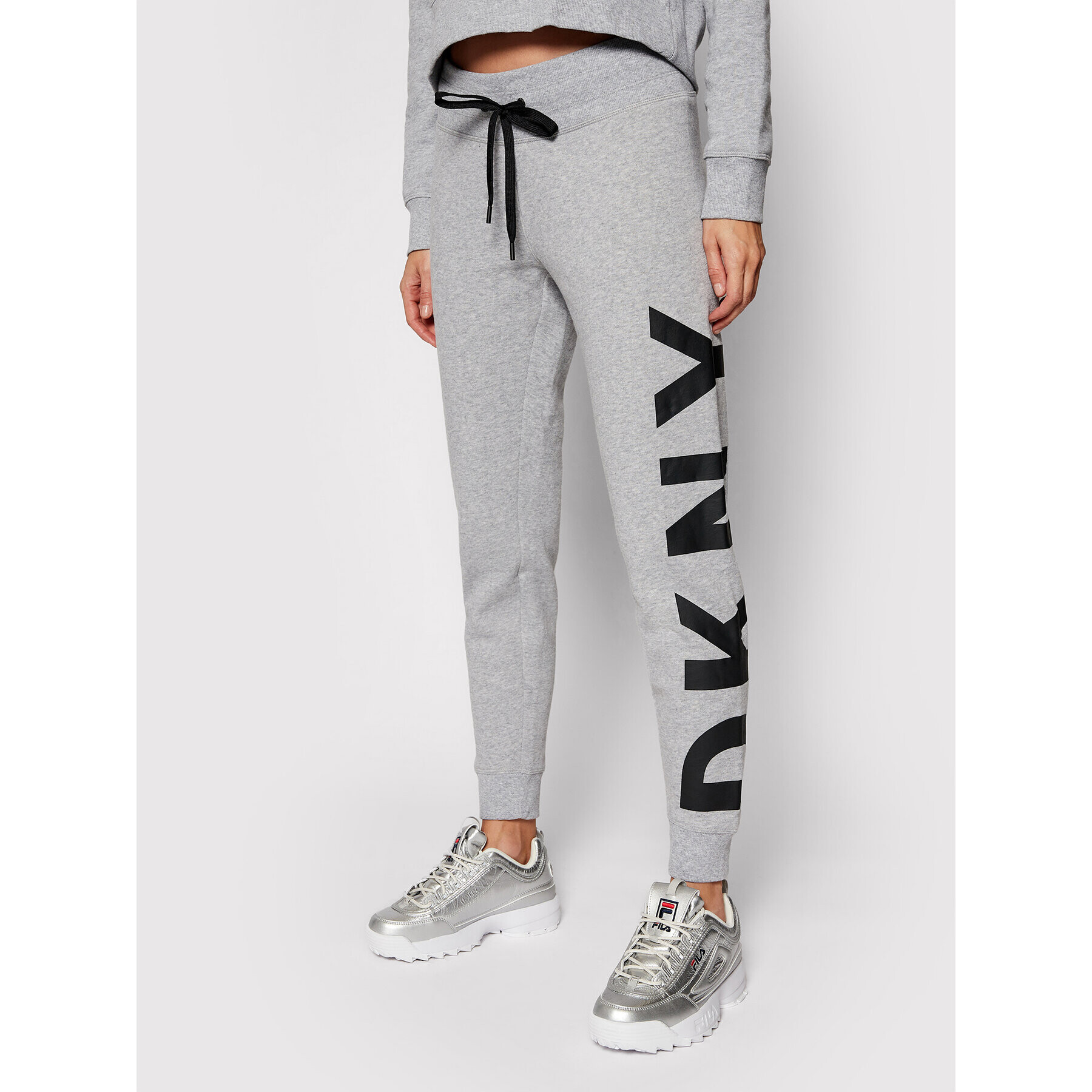 DKNY Sport Melegítő alsó DKNY-DP0P1251 Szürke Regular Fit - Pepit.hu