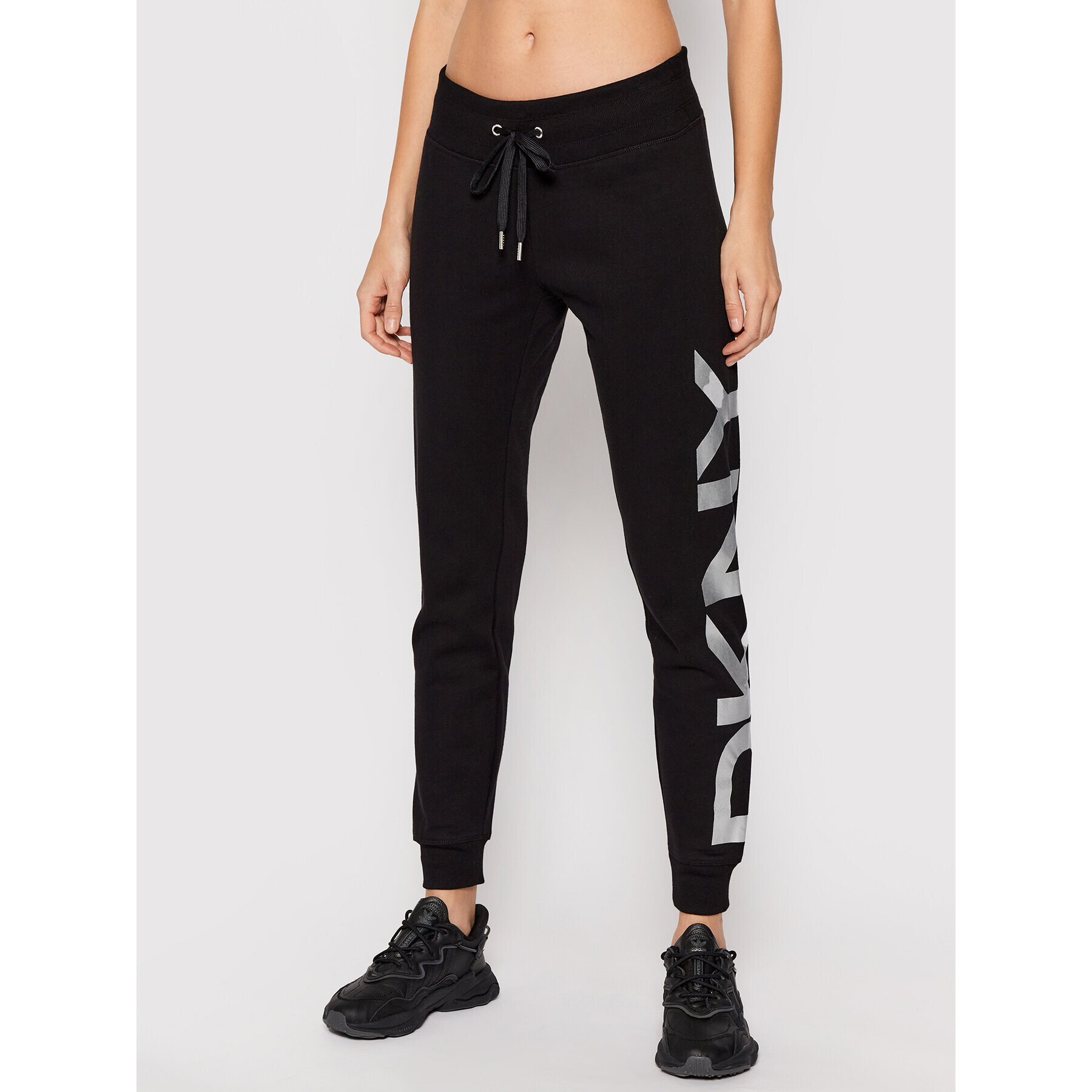 DKNY Sport Melegítő alsó DP1P1251 Fekete Regular Fit - Pepit.hu