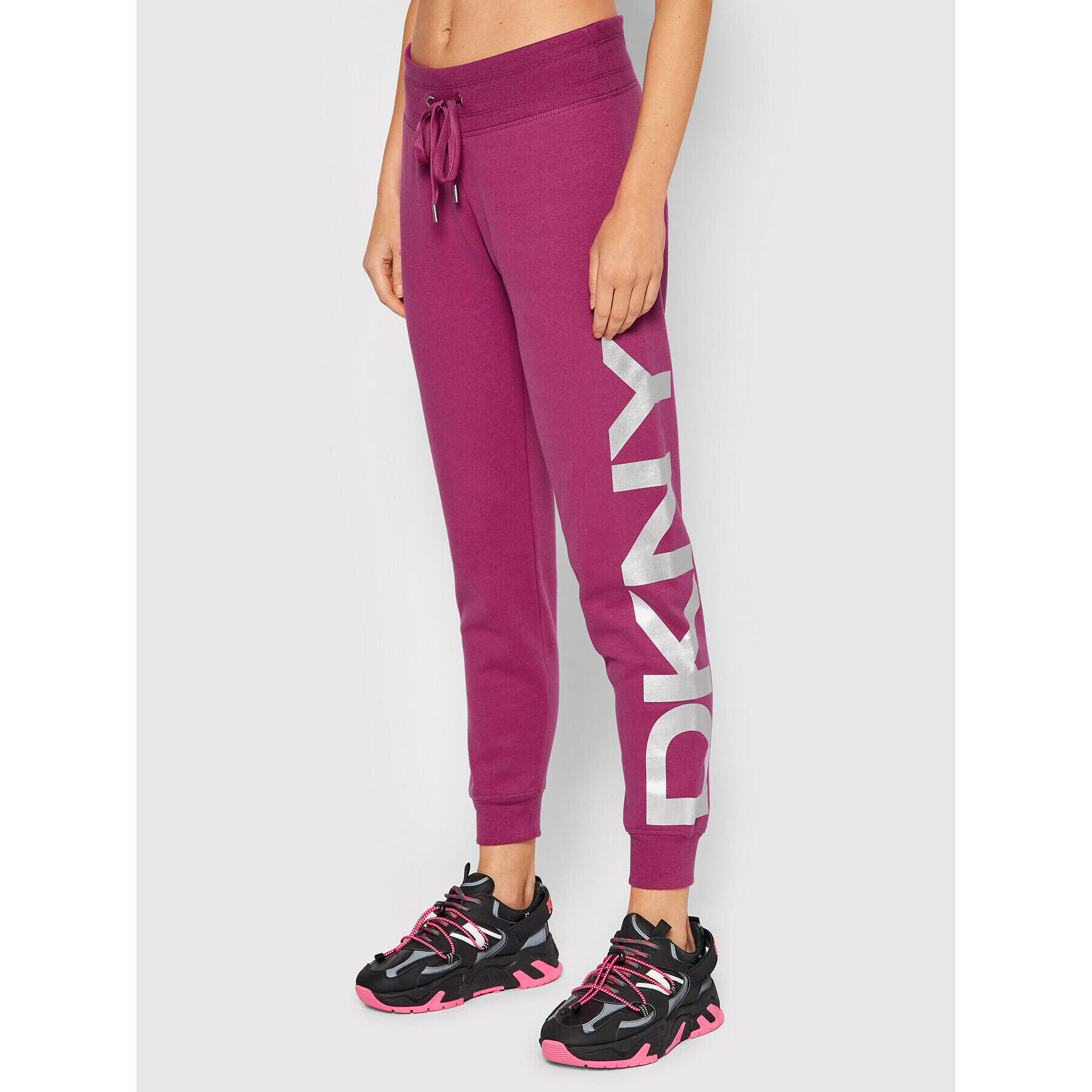 DKNY Sport Melegítő alsó DP1P1251 Lila Regular Fit - Pepit.hu