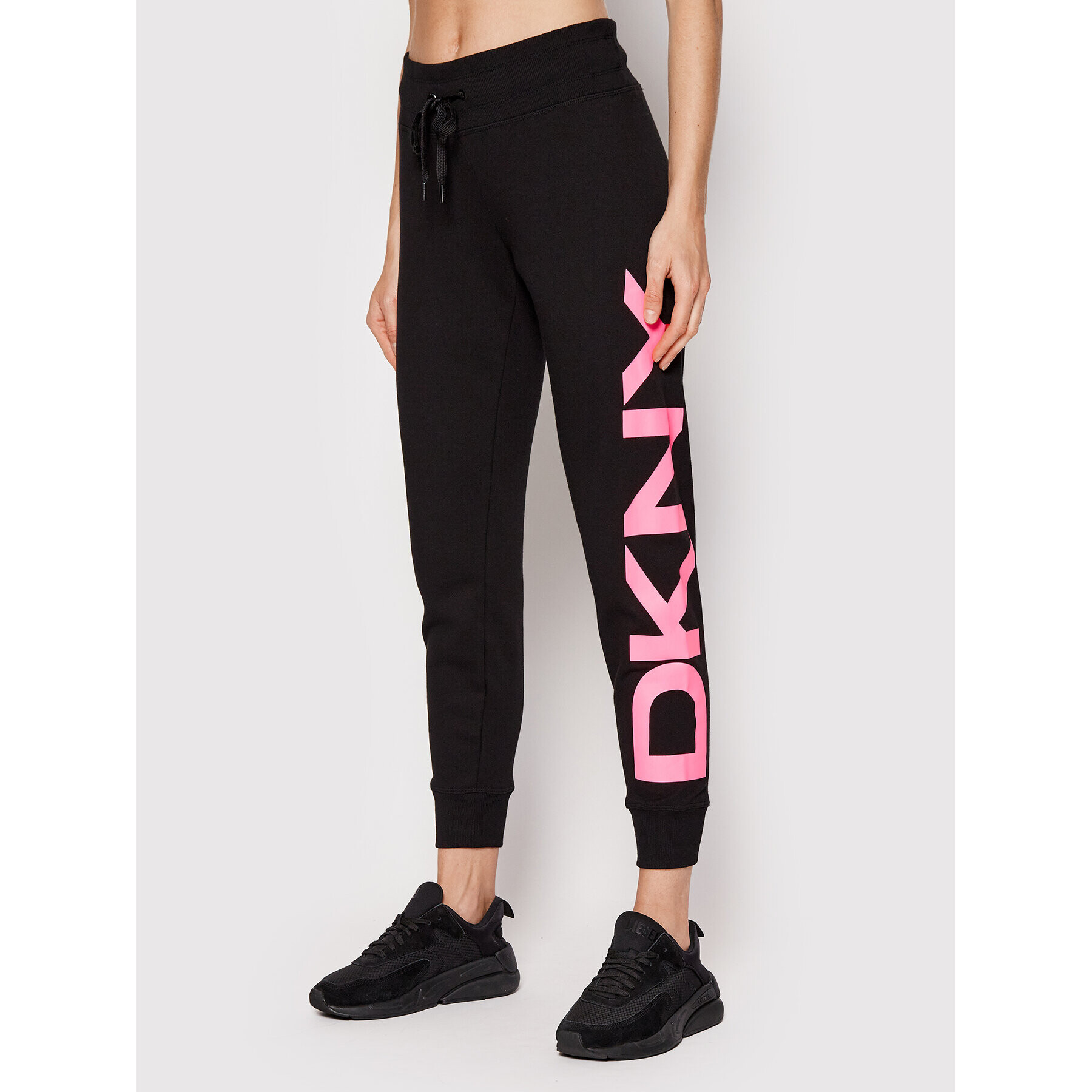 DKNY Sport Melegítő alsó DP1P1947 Fekete Regular Fit - Pepit.hu