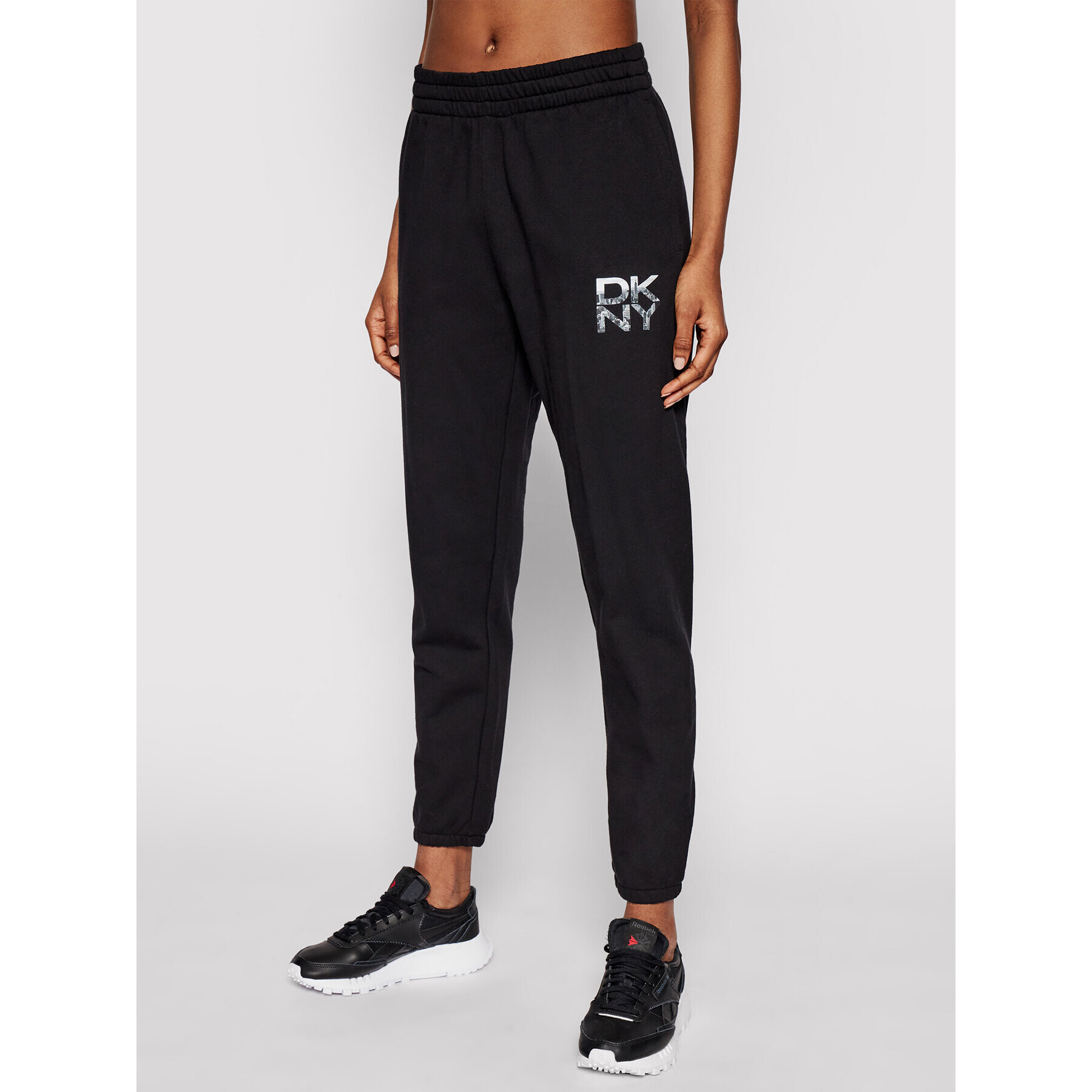 DKNY Sport Melegítő alsó DP1P2620 Fekete Regular Fit - Pepit.hu