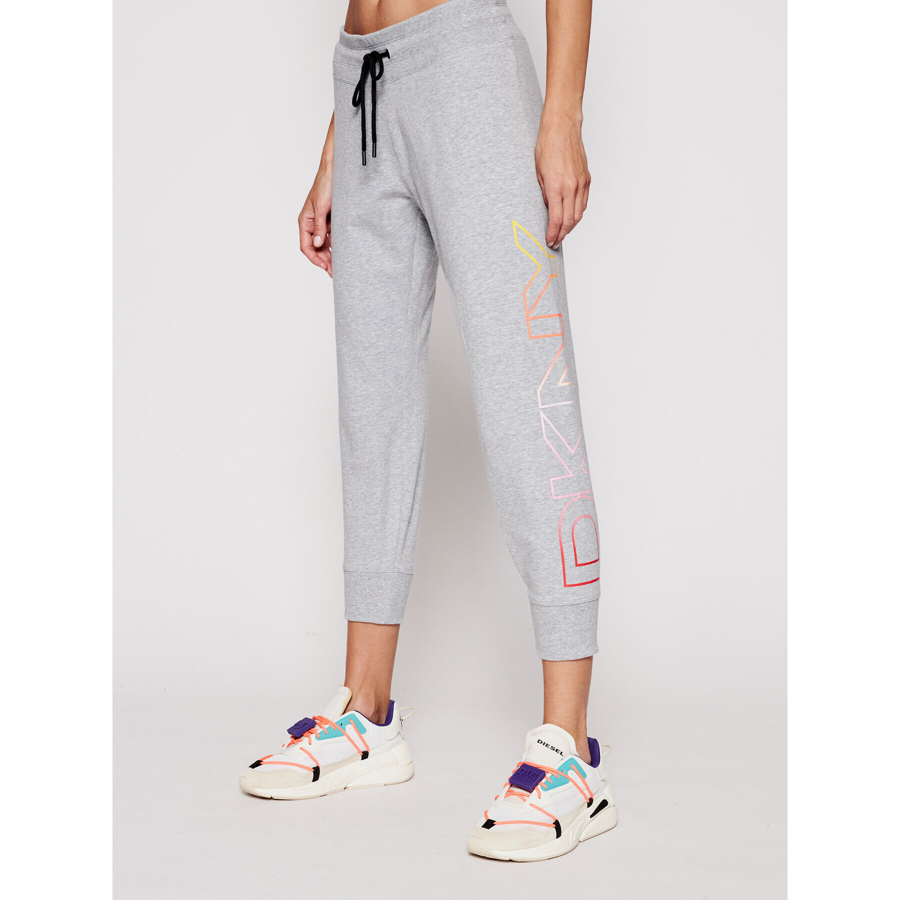 DKNY Sport Melegítő alsó DP1P2622 Szürke Regular Fit - Pepit.hu