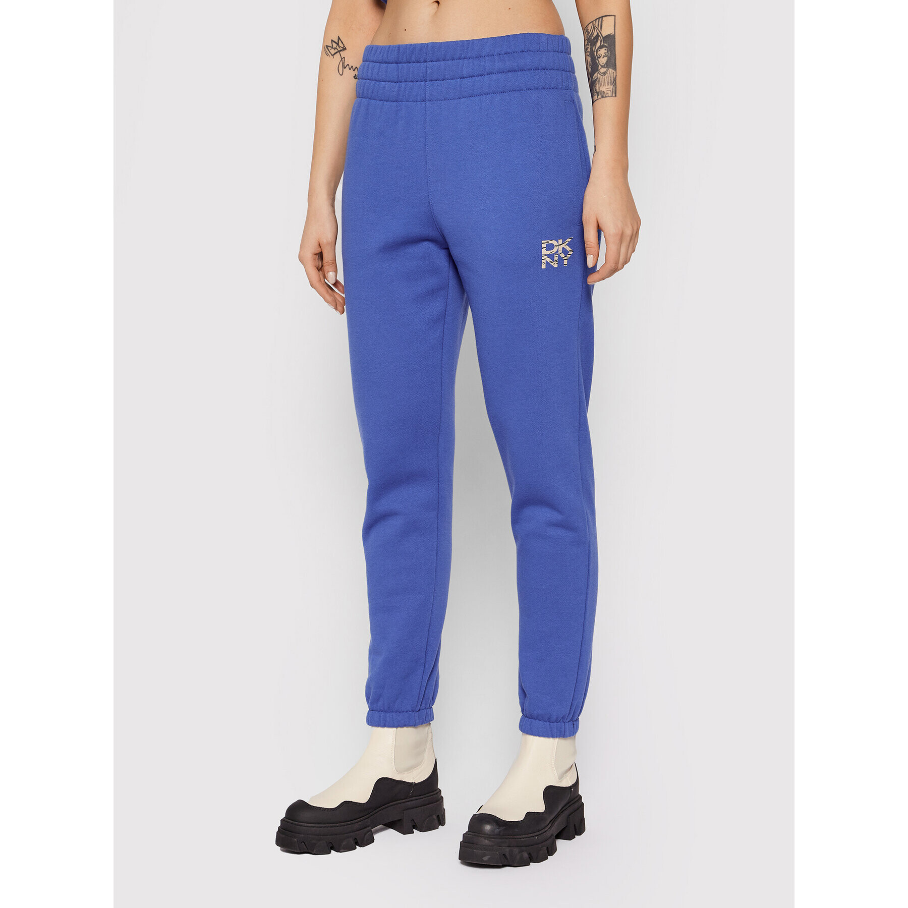 DKNY Sport Melegítő alsó DP1P2716 Kék Regular Fit - Pepit.hu