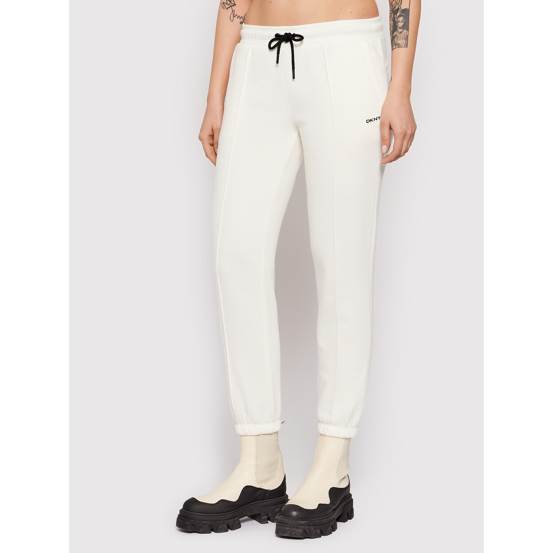 DKNY Sport Melegítő alsó DP1P2743 Fehér Regular Fit - Pepit.hu