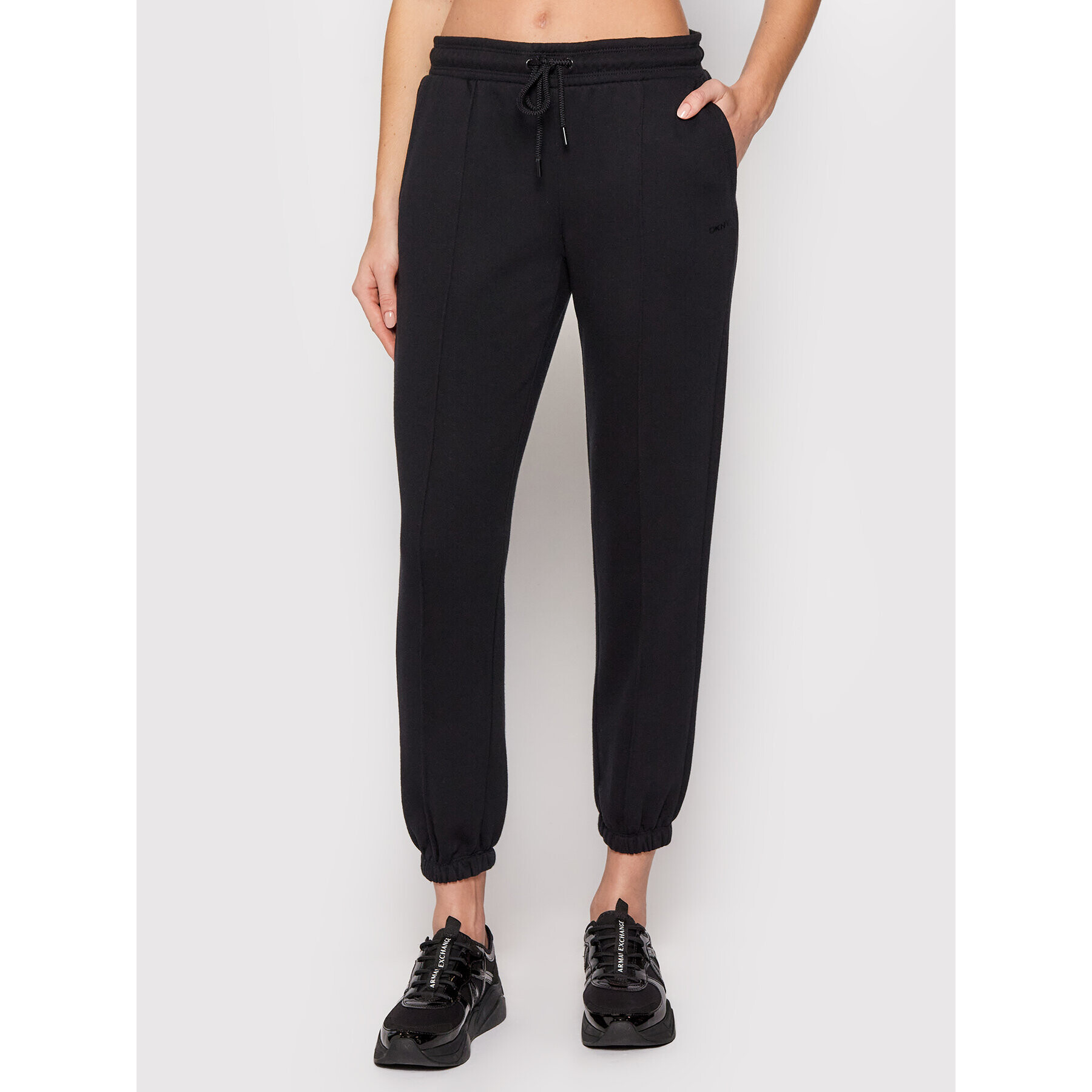 DKNY Sport Melegítő alsó DP1P2743 Fekete Regular Fit - Pepit.hu