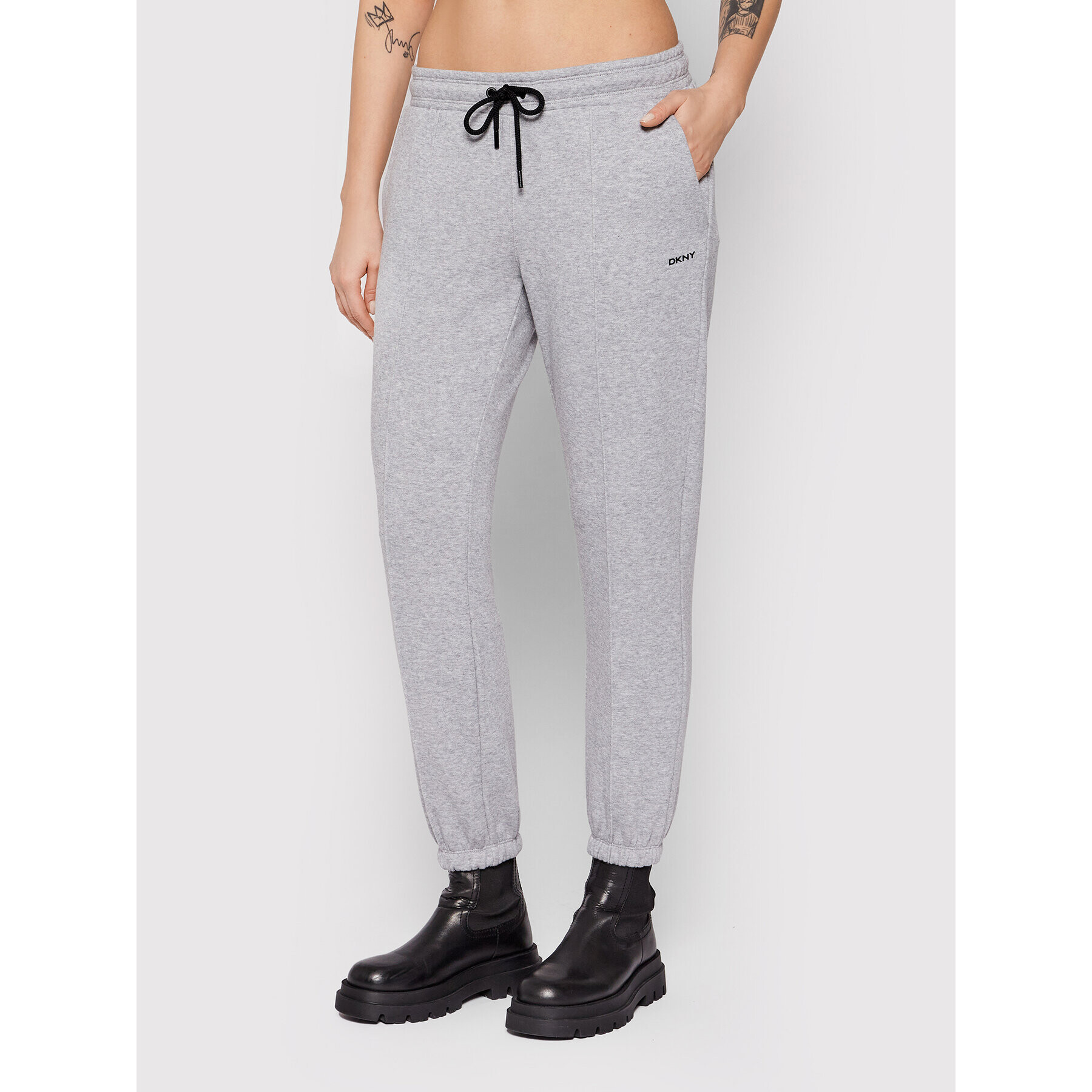 DKNY Sport Melegítő alsó DP1P2743 Szürke Regular Fit - Pepit.hu