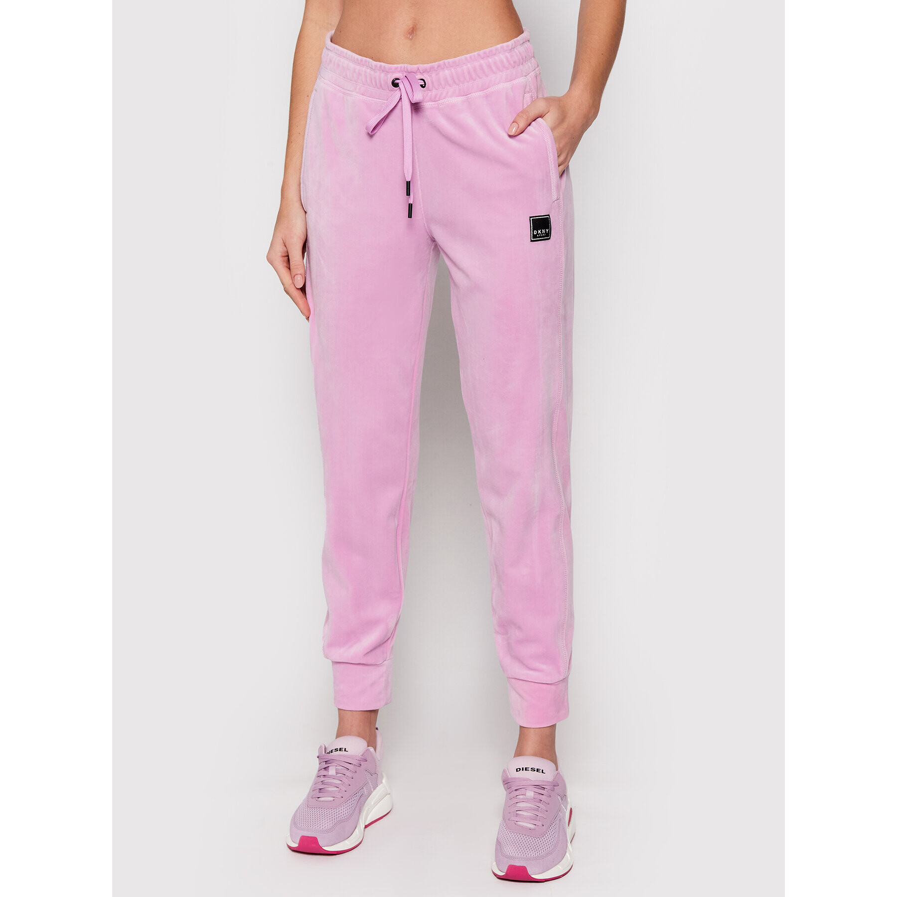 DKNY Sport Melegítő alsó DP1P2745 Rózsaszín Regular Fit - Pepit.hu