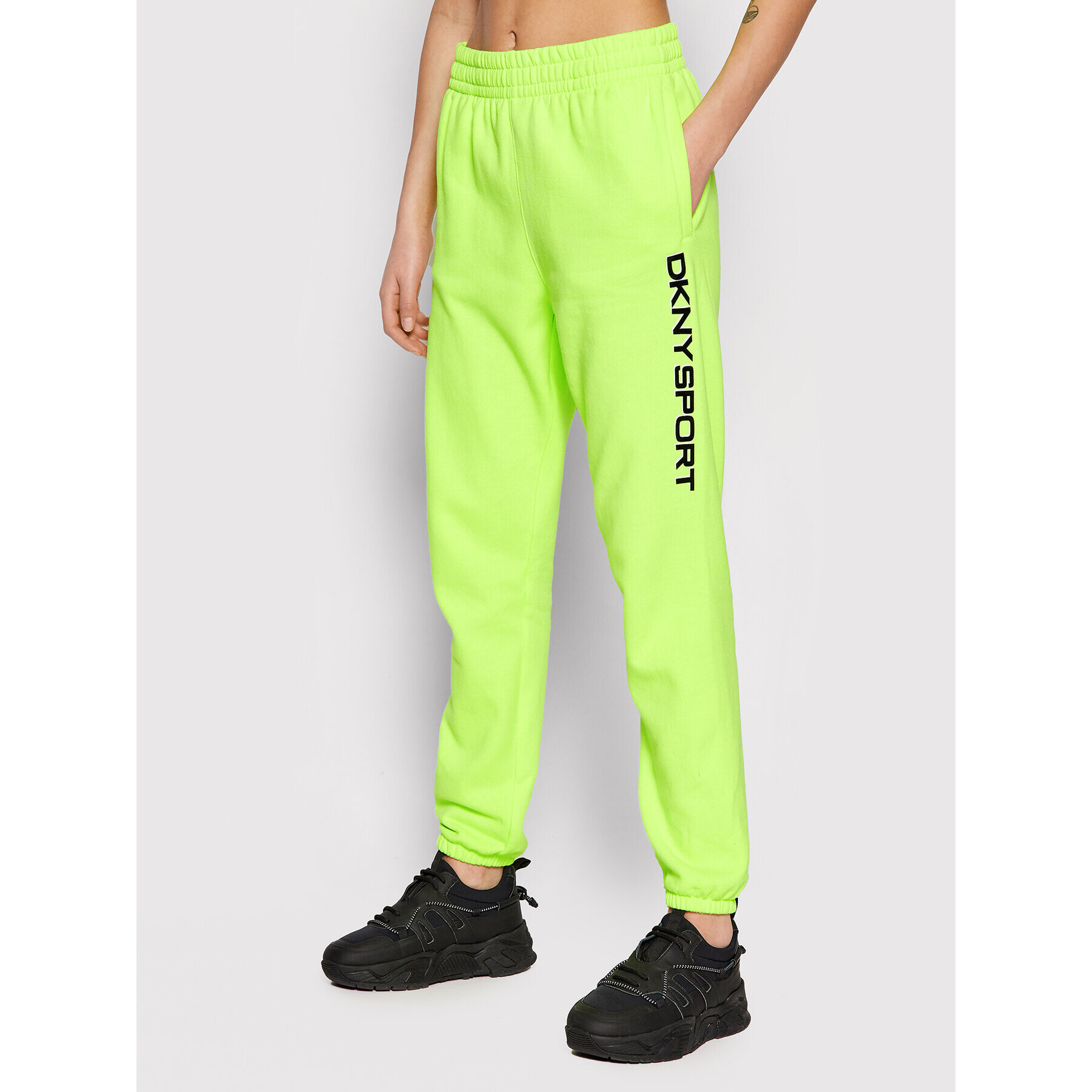 DKNY Sport Melegítő alsó DP1P2823 Zöld Regular Fit - Pepit.hu