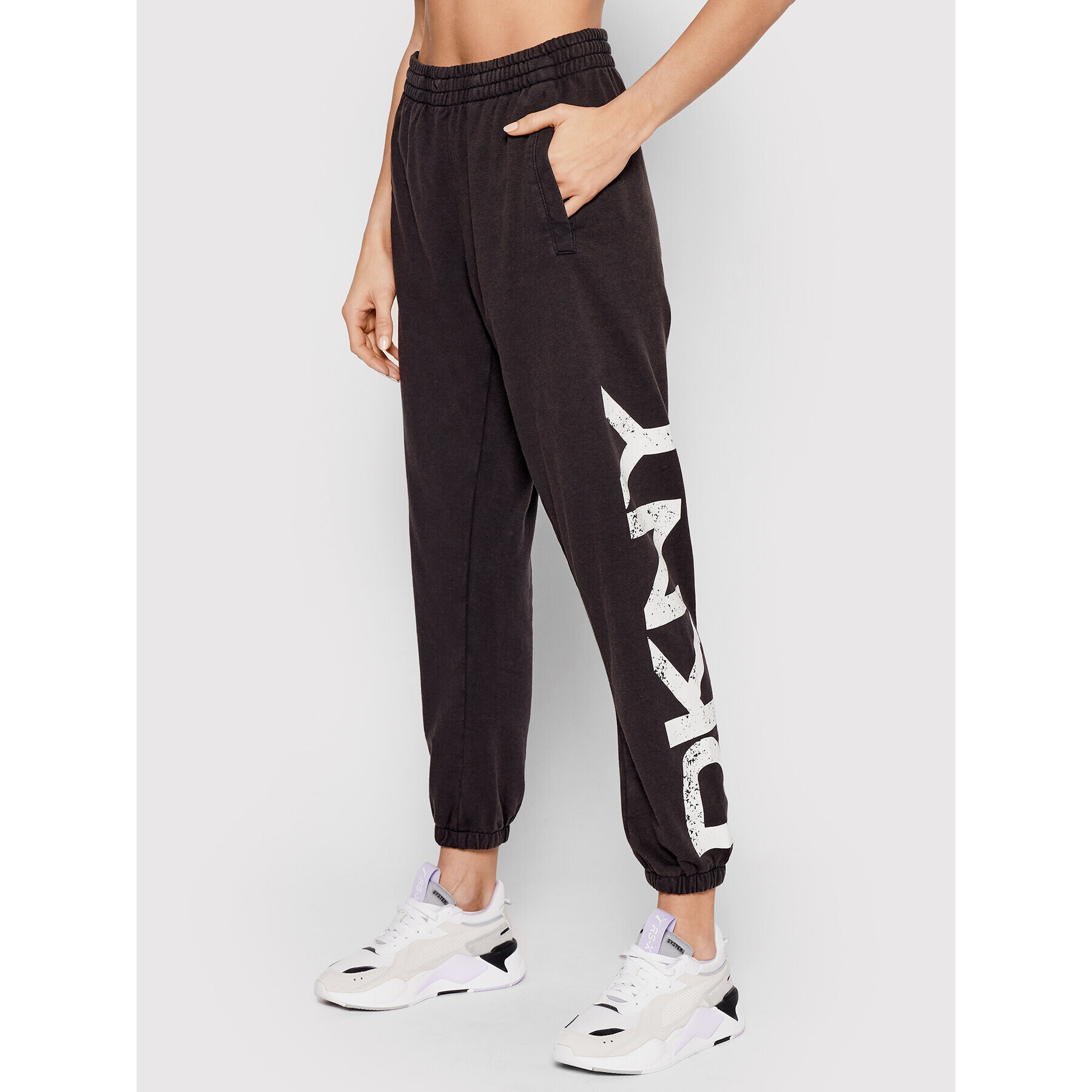 DKNY Sport Melegítő alsó DP1P2833 Fekete Regular Fit - Pepit.hu