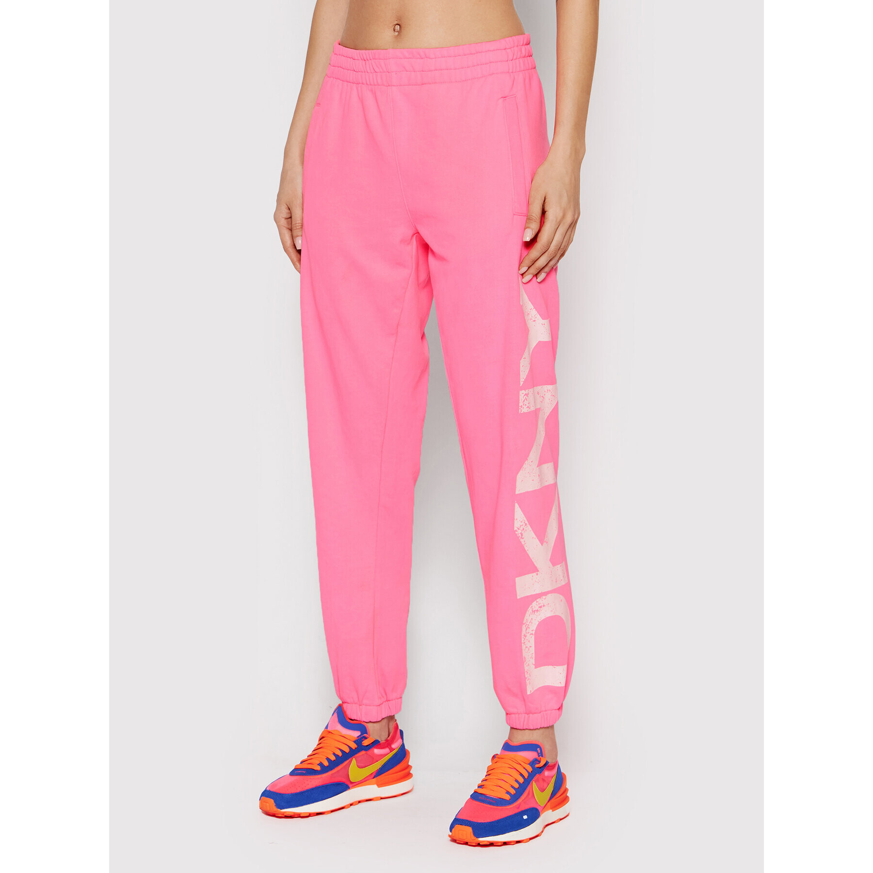 DKNY Sport Melegítő alsó DP1P2833 Rózsaszín Regular Fit - Pepit.hu