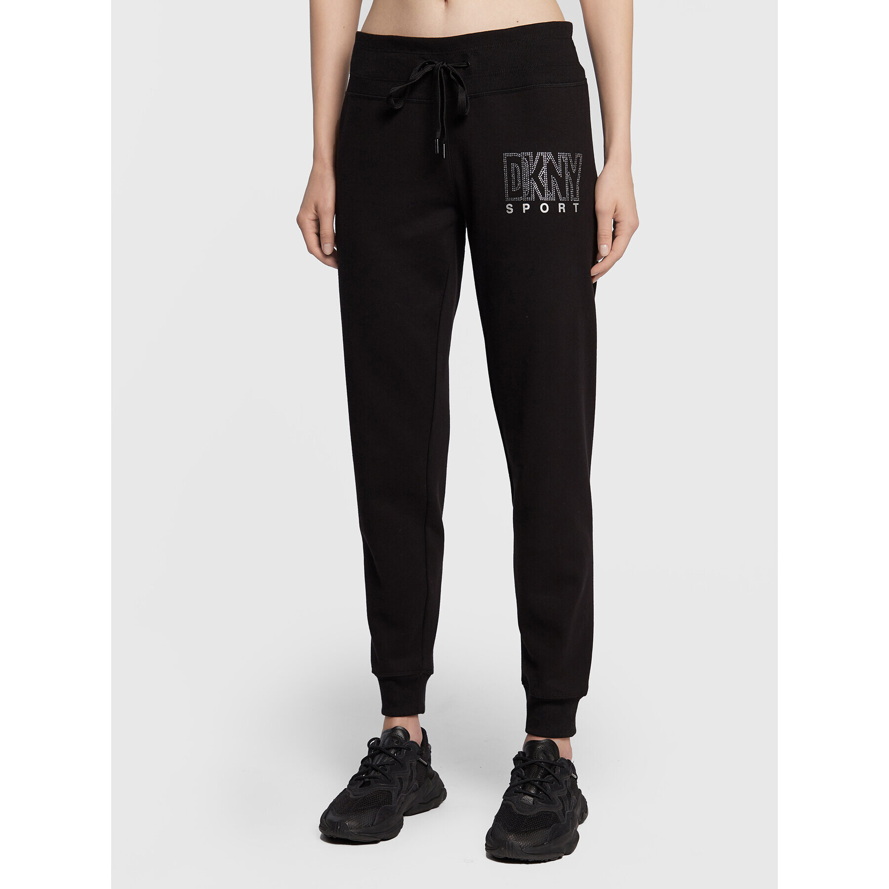 DKNY Sport Melegítő alsó DP2P3120 Fekete Regular Fit - Pepit.hu