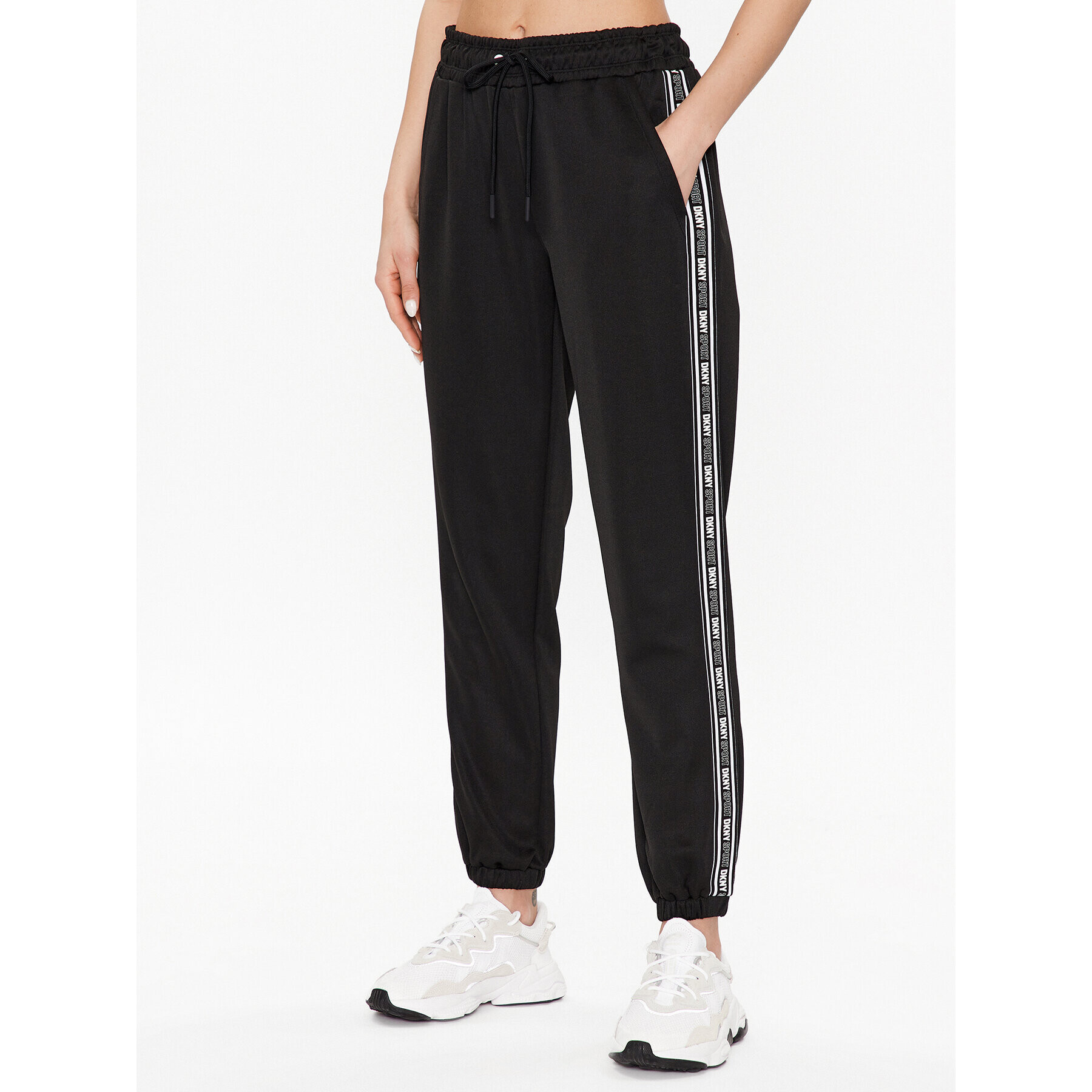 DKNY Sport Melegítő alsó DP2P3170 Fekete Classic Fit - Pepit.hu