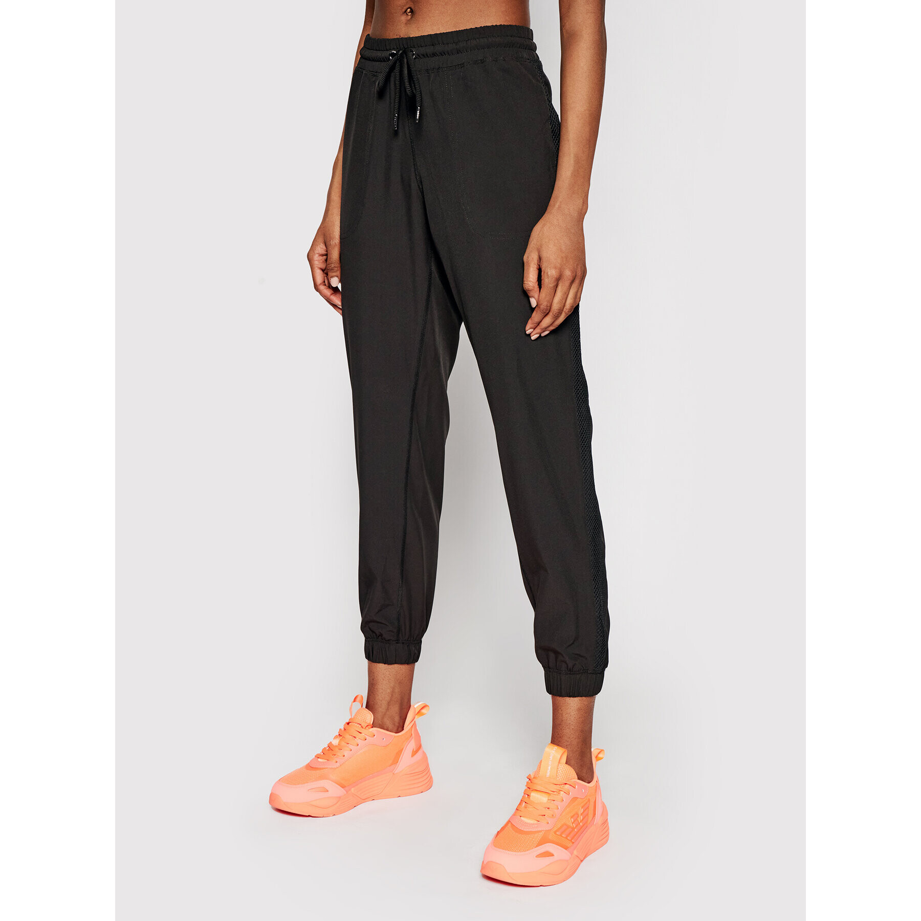 DKNY Sport Melegítő alsó DP8P1303 Fekete Regular Fit - Pepit.hu