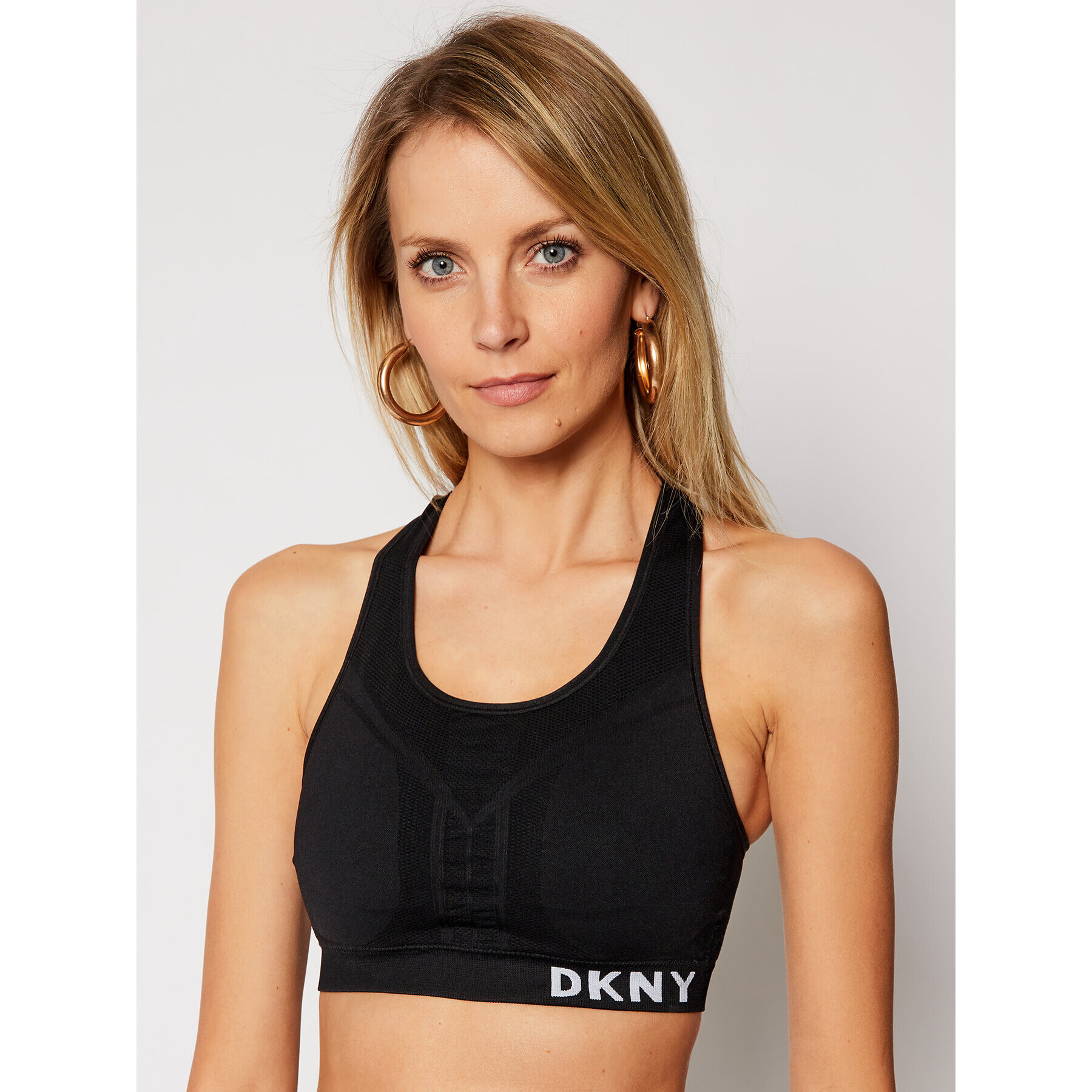 DKNY Sport Melltartó felső DP0T6711 Fekete - Pepit.hu