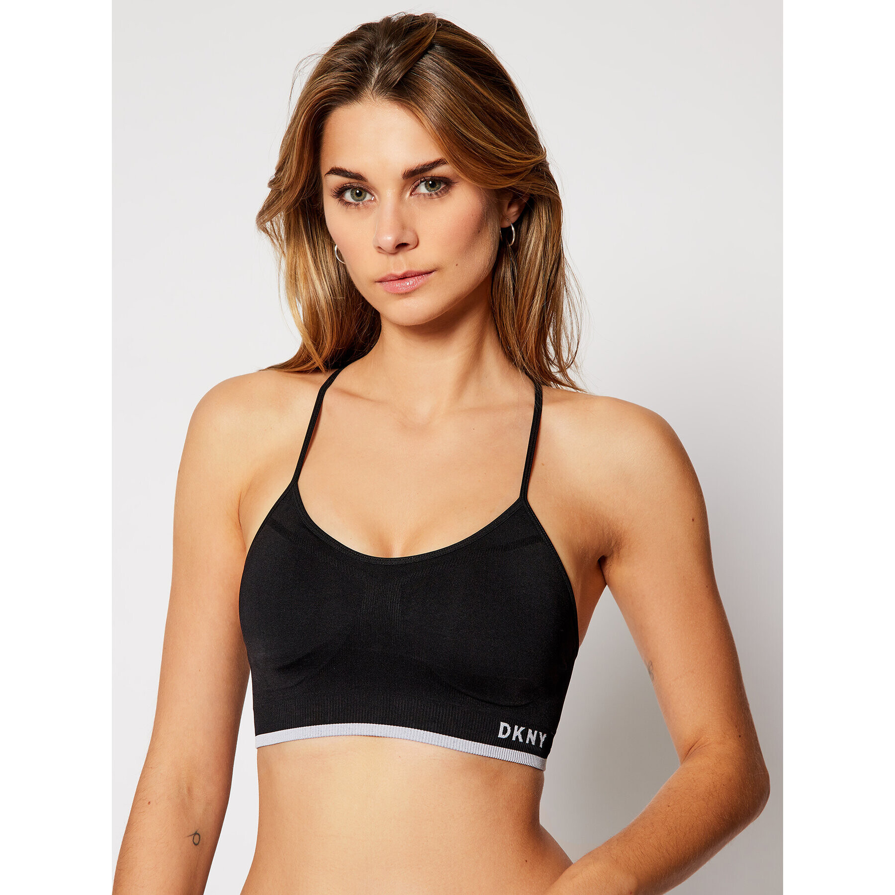 DKNY Sport Melltartó felső DP0T7276 Fekete - Pepit.hu