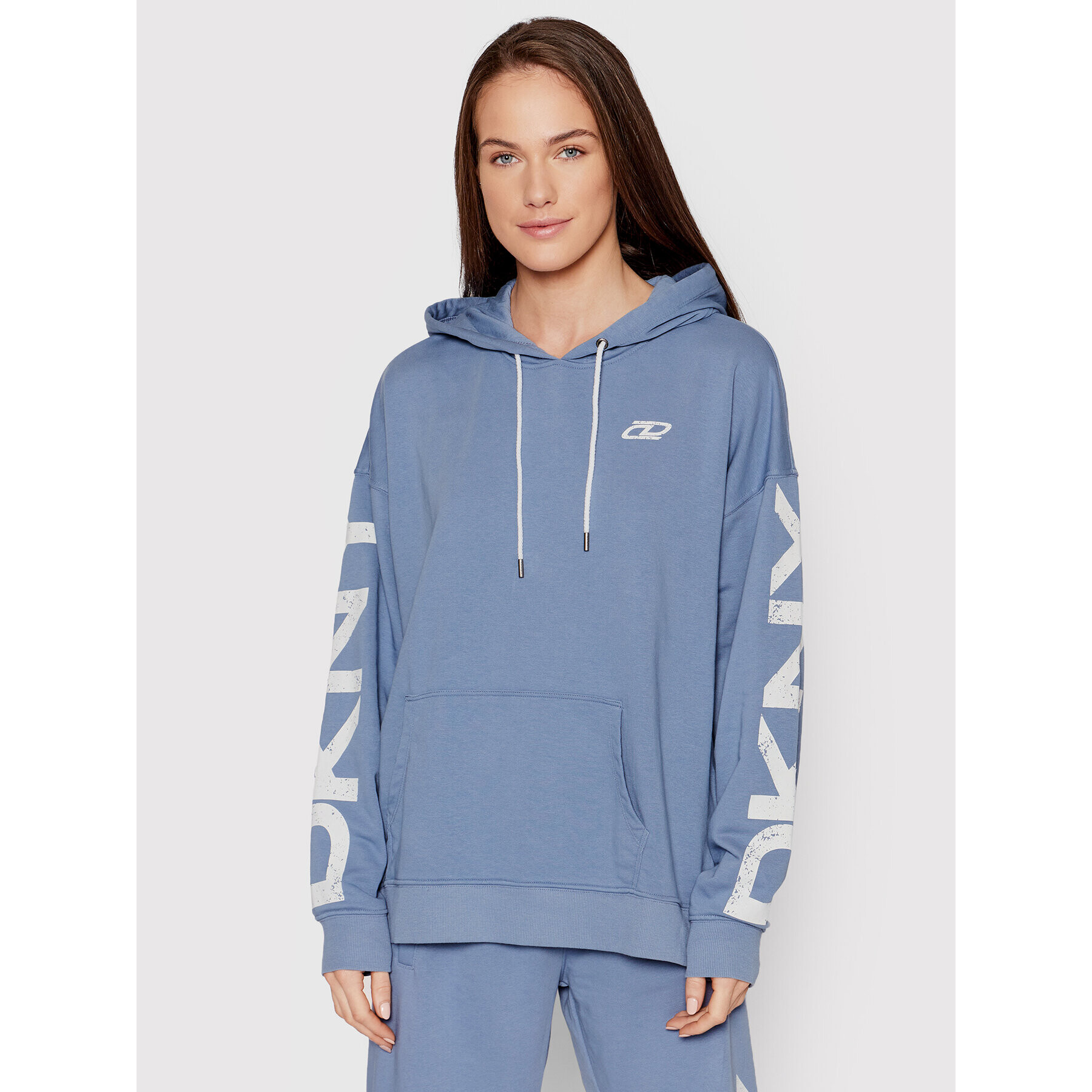 DKNY Sport Pulóver DP1T8461 Kék Relaxed Fit - Pepit.hu