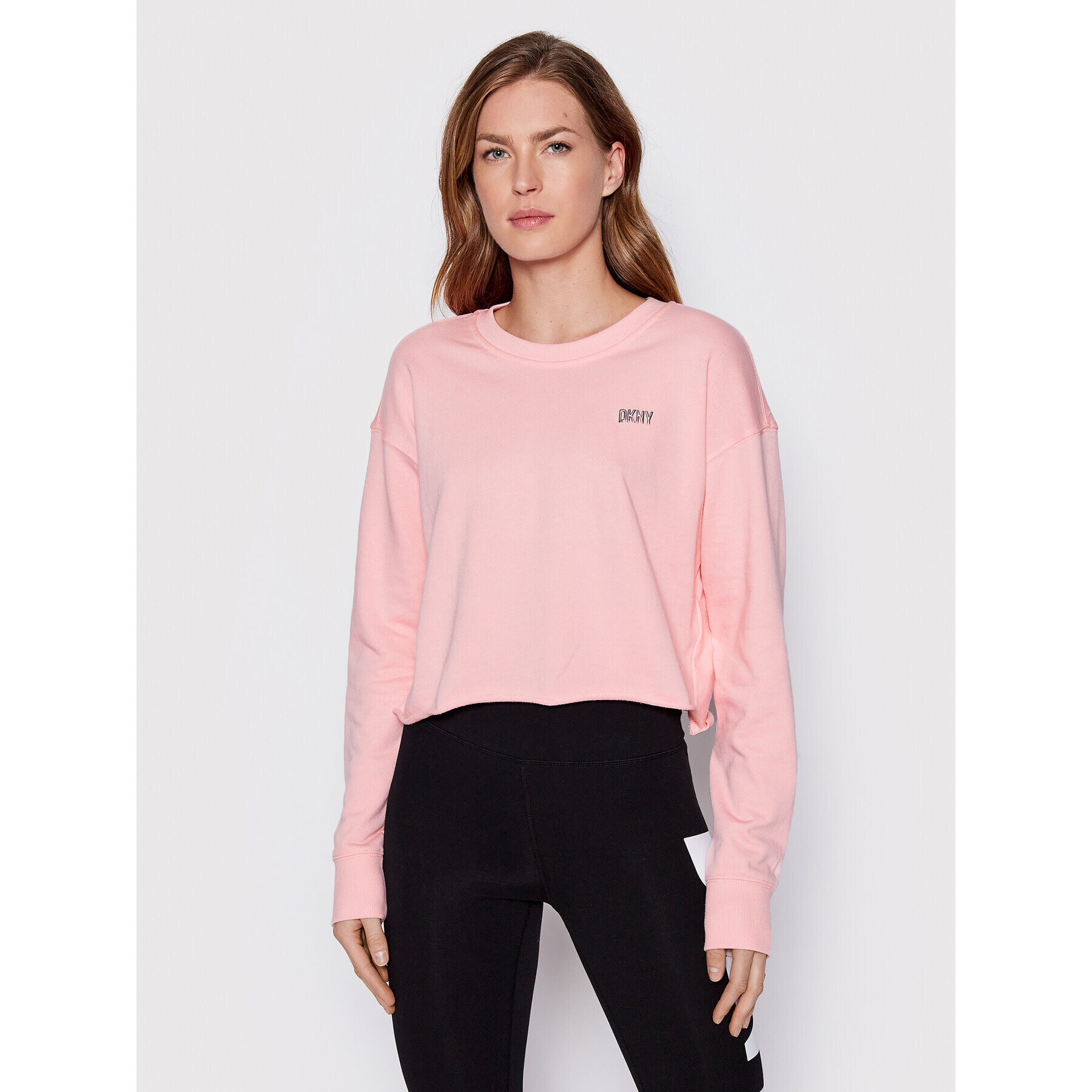 DKNY Sport Pulóver DP2T8849 Rózsaszín Regular Fit - Pepit.hu