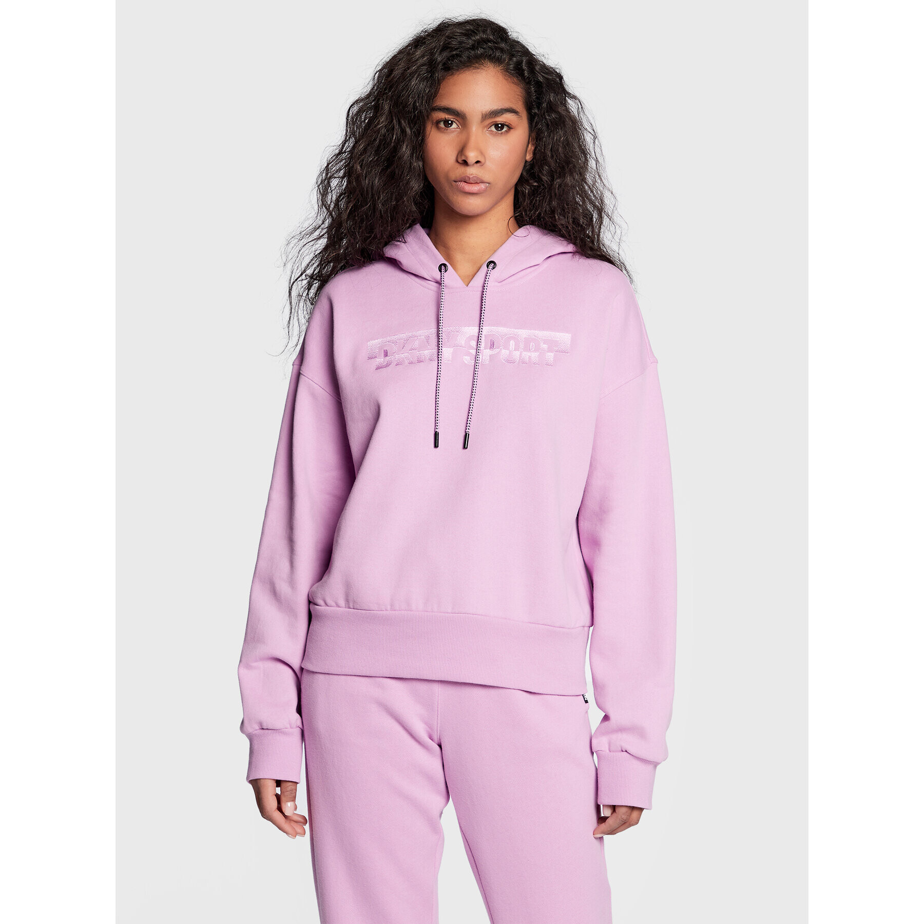 DKNY Sport Pulóver DP2T9136 Lila Regular Fit - Pepit.hu