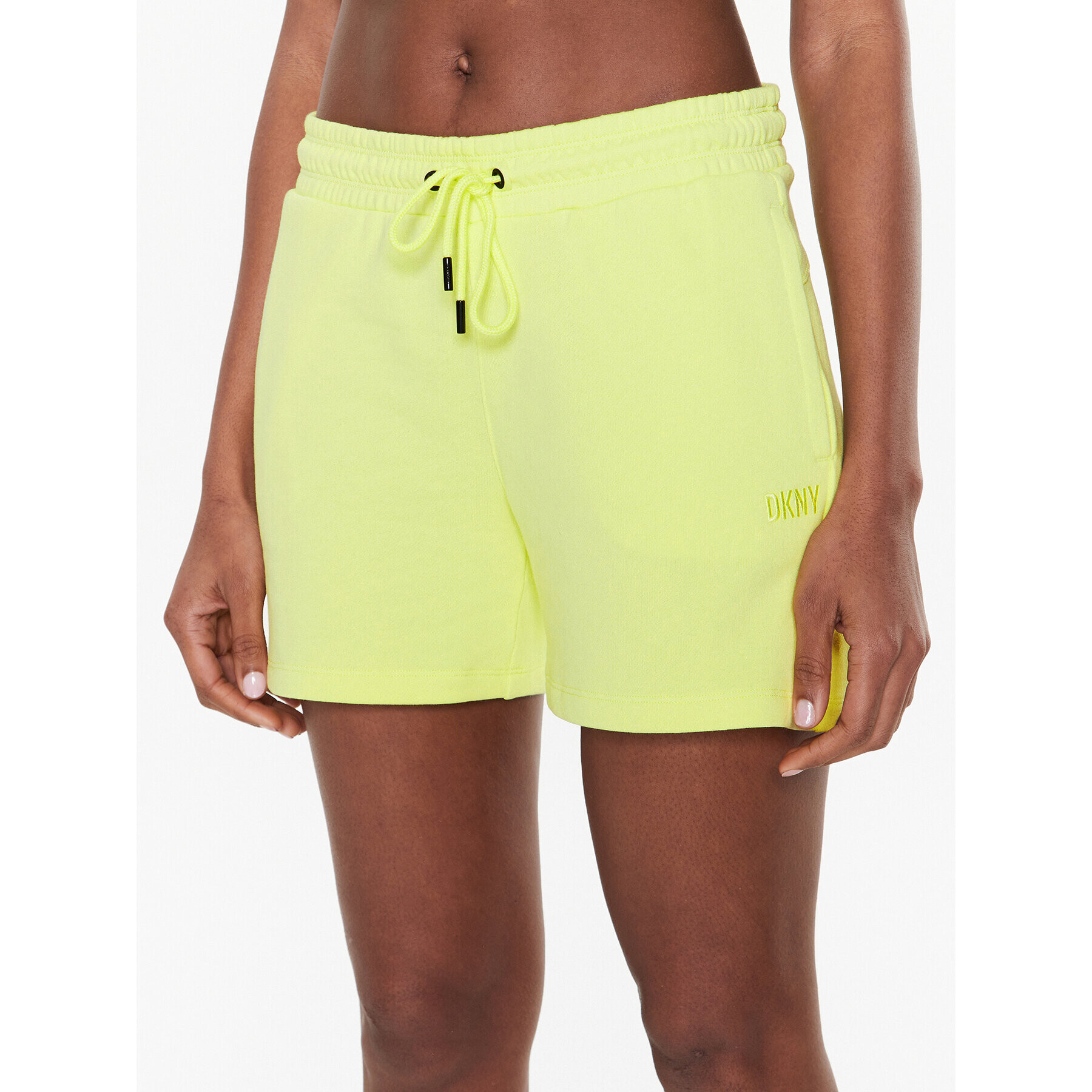 DKNY Sport Sport rövidnadrág DP2S4993 Sárga Classic Fit - Pepit.hu