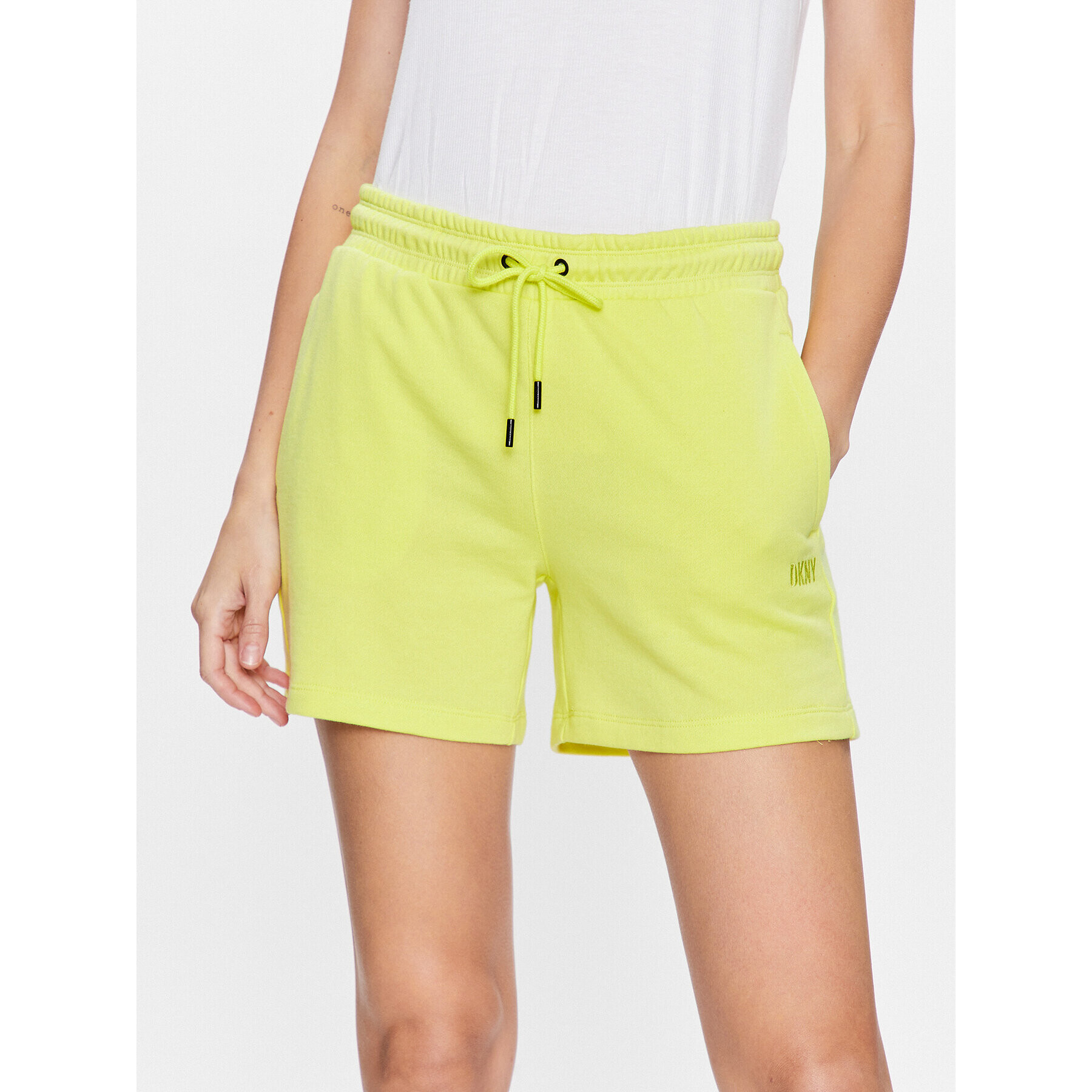 DKNY Sport Sport rövidnadrág DP3S4993 Zöld Classic Fit - Pepit.hu