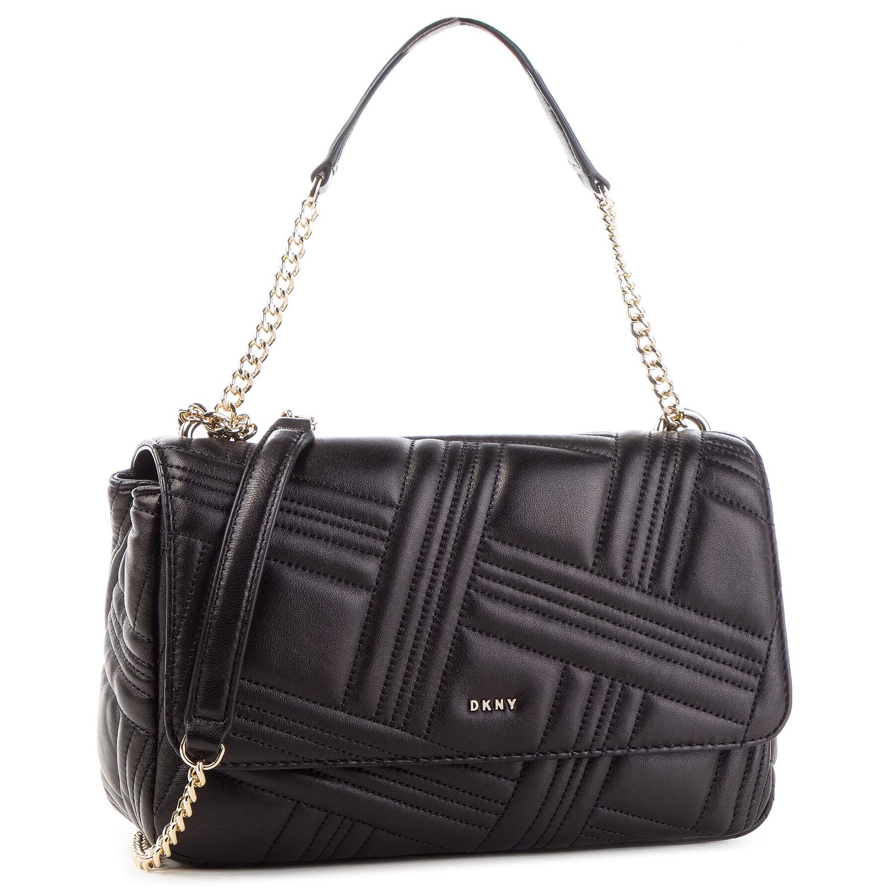 DKNY Táska Allen Lg Flap Shoulder R833B637 Fekete - Pepit.hu