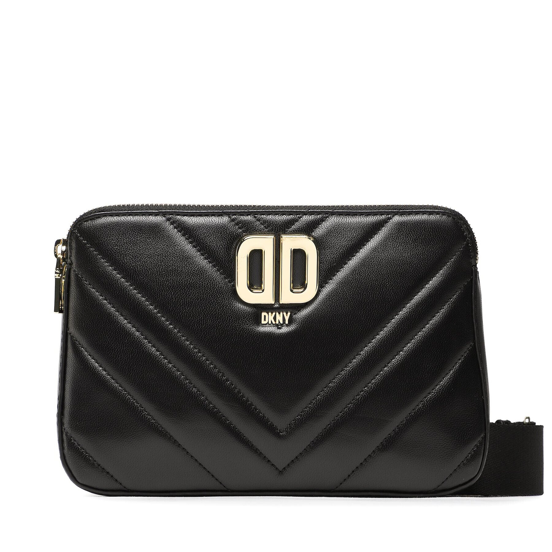 DKNY Táska Delphine Dbl Zip Cbo R23EBG29 Fekete - Pepit.hu