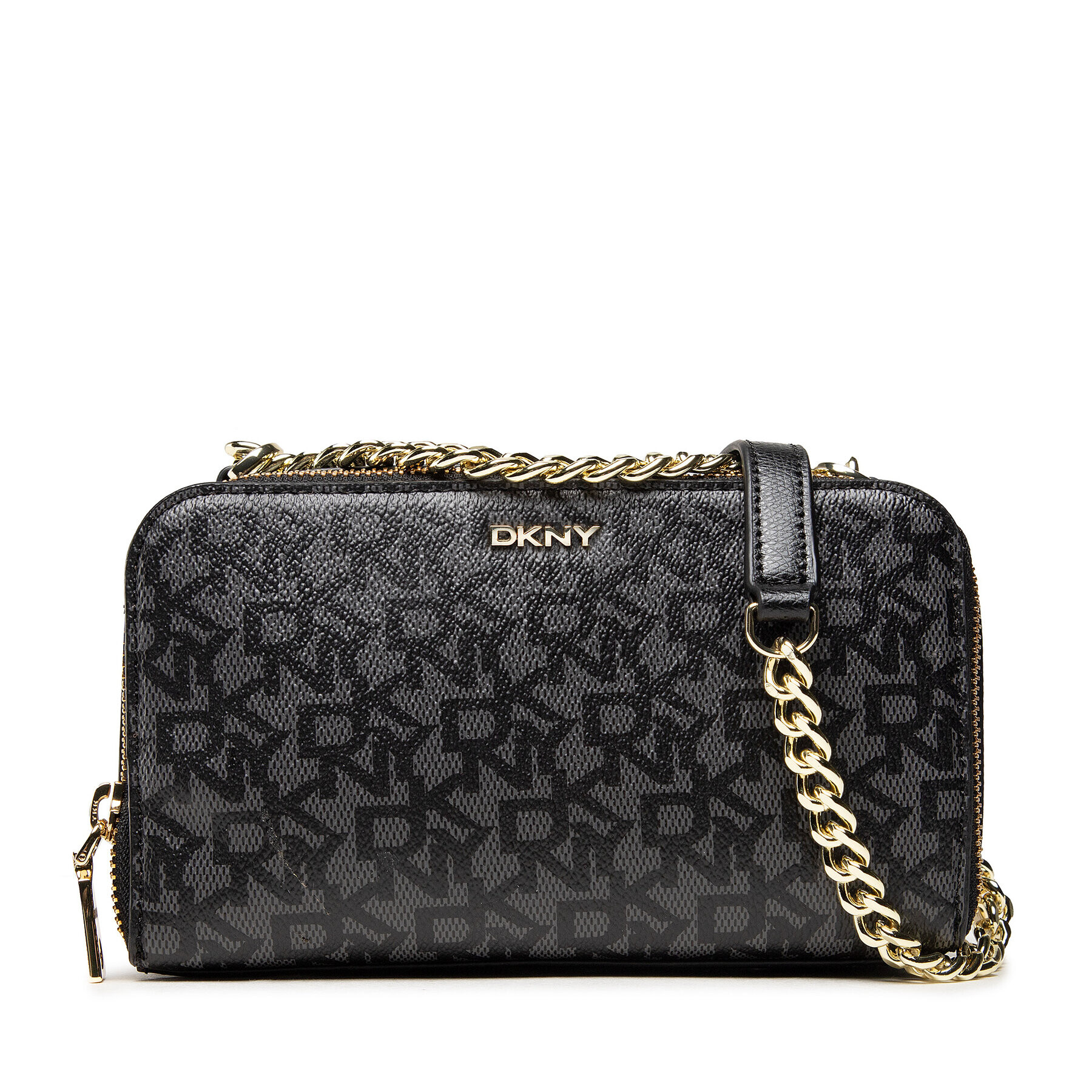 DKNY Táska Felicia Dbl Zip Cros R12EJO18 Fekete - Pepit.hu