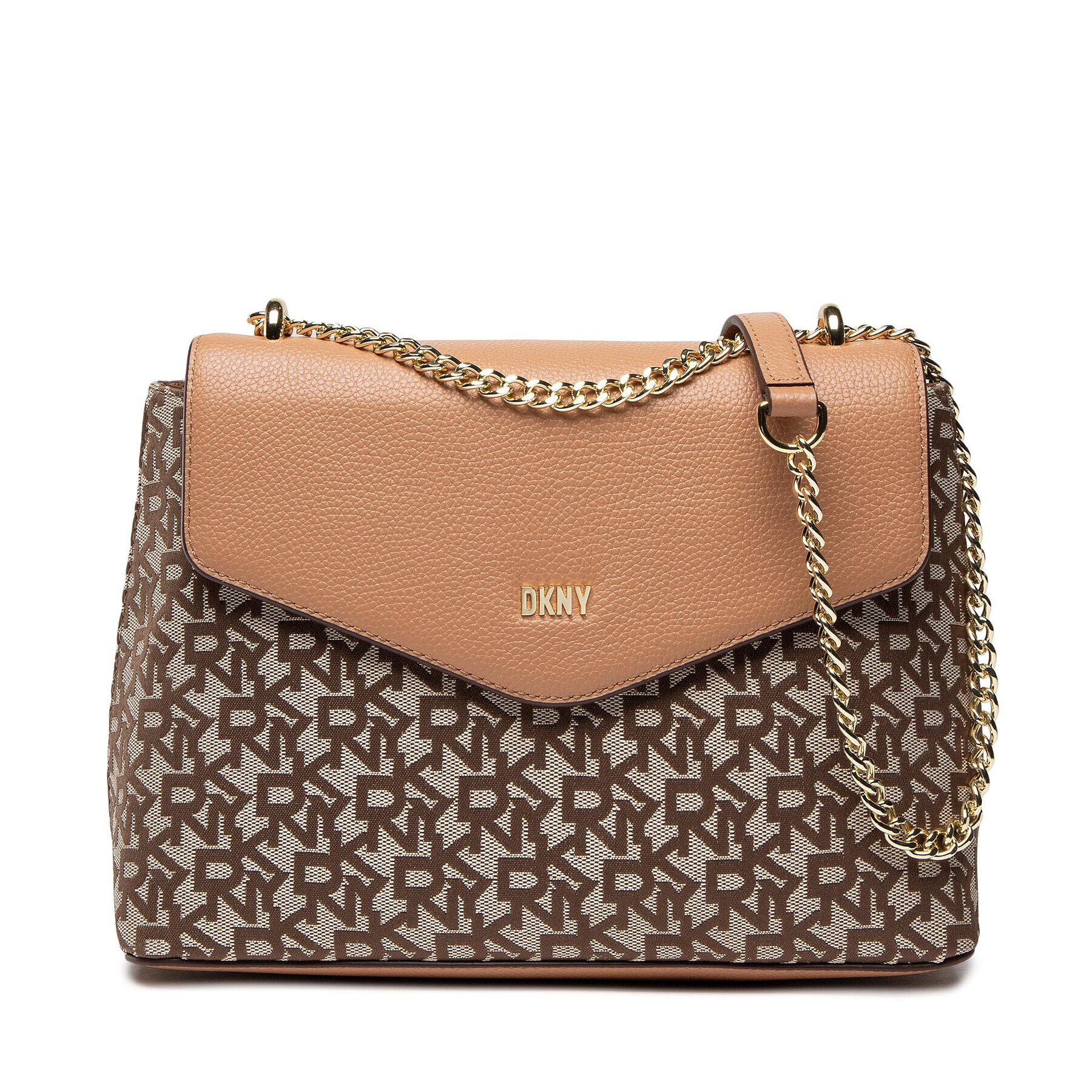 DKNY Táska Frankie Shoulder Bag R223FS55 Barna - Pepit.hu